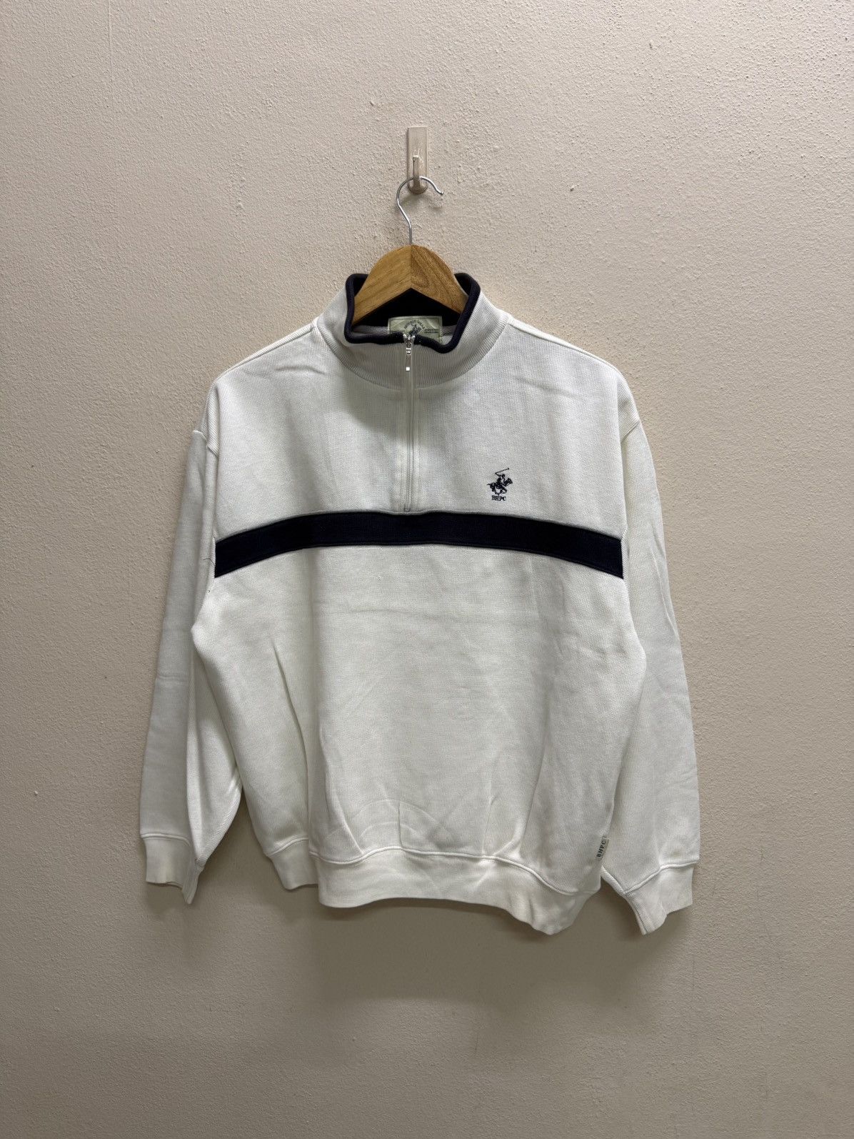 Beverly Hills Polo Club Vintage Beverly Hills Polo Club Halfzipper Sweatshirt croped Size US M / EU 48-50 / 2 - 14 Thumbnail