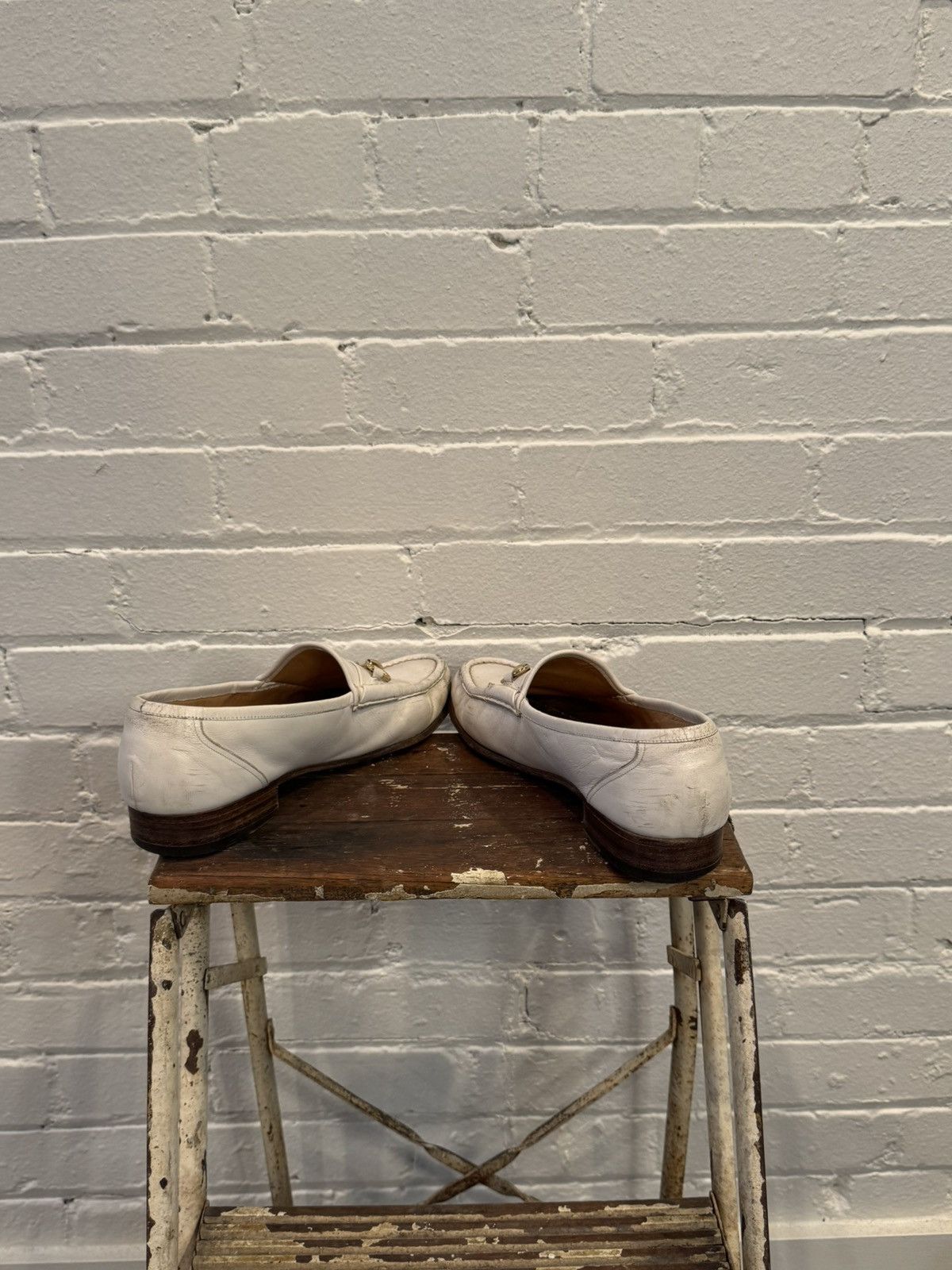 Church's White Horsebit Loafers