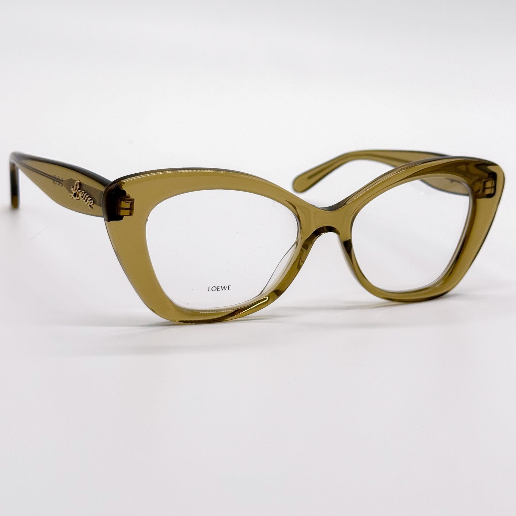 Loewe NEW LOEWE EYEGLASSES LW50067I 096 GLOSSY GREEN WOMEN EYEWEAR Size ONE SIZE - 5 Thumbnail