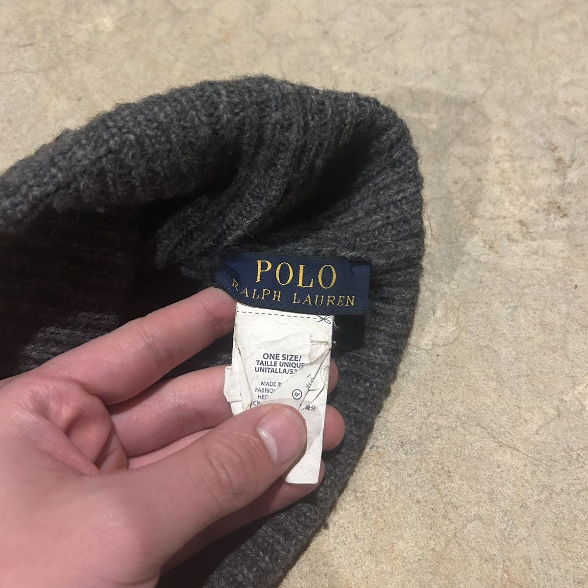 Polo Ralph Lauren × Vintage Vintage Polo Ralph Lauren Pony Embroidered Beanie Size ONE SIZE - 3 Thumbnail