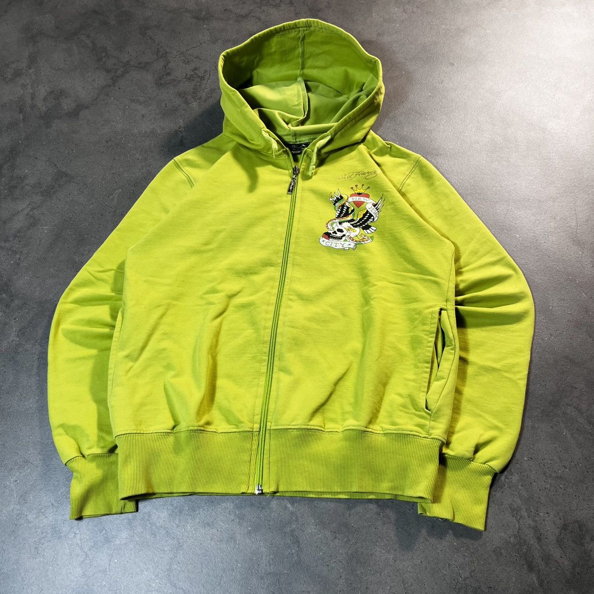 Ed Hardy Vintage Y2K Ed Hardy Big Logo Swag Zip Hoodie Sweatshirt Size US S / EU 44-46 / 1 - 3 Thumbnail