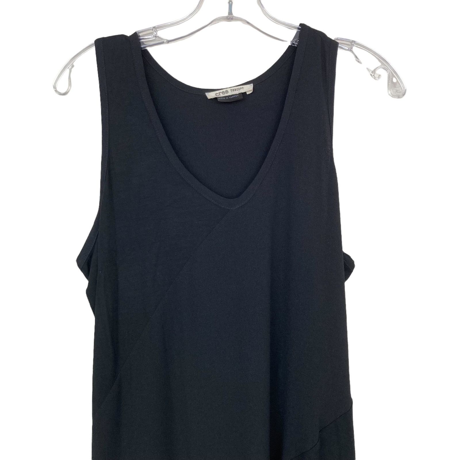 Other Crea Concept Black Sleeveless Maxi Dress Sz 40 US 8S Size M / US 6-8 / IT 42-44 - 2 Thumbnail