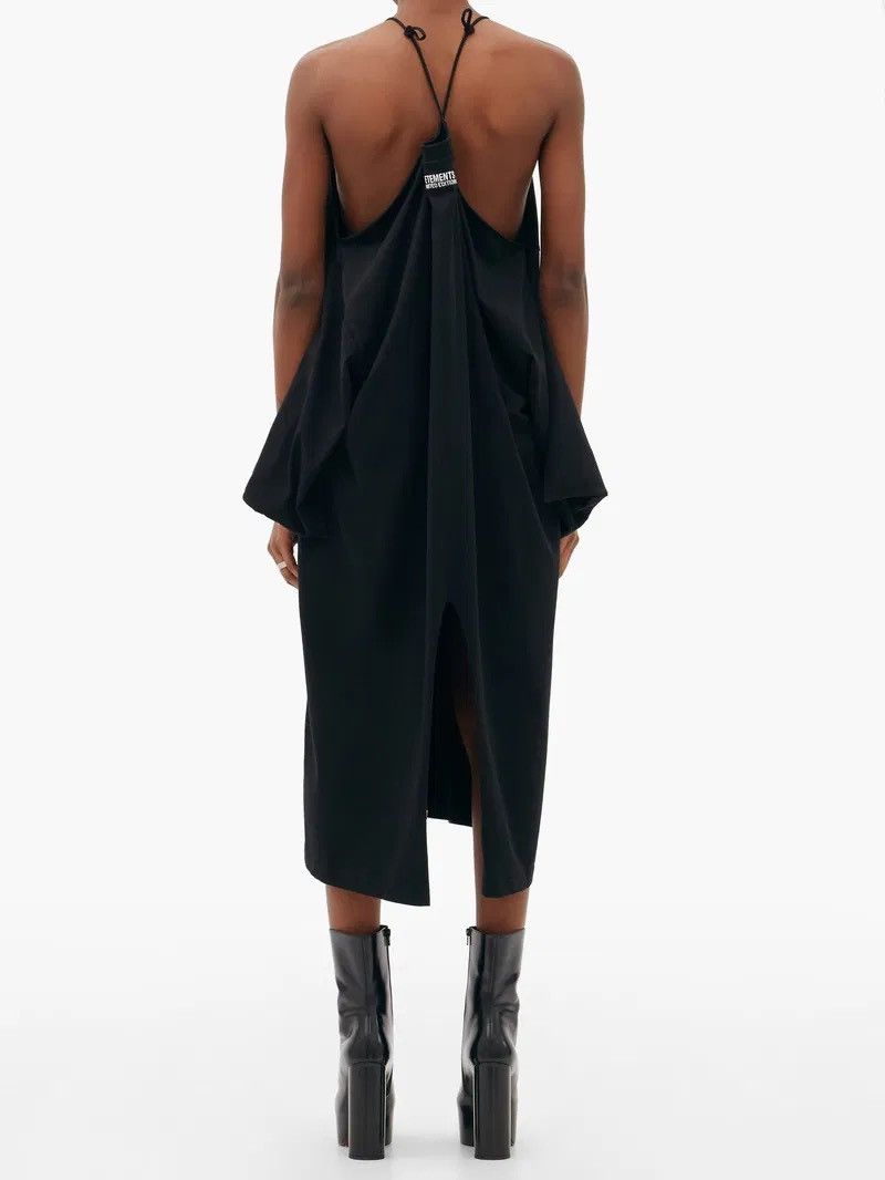 Vetements Deconstructed Antwerpen-Print Jersey Dress Size XS / US 0-2 / IT 36-38 - 2 Thumbnail