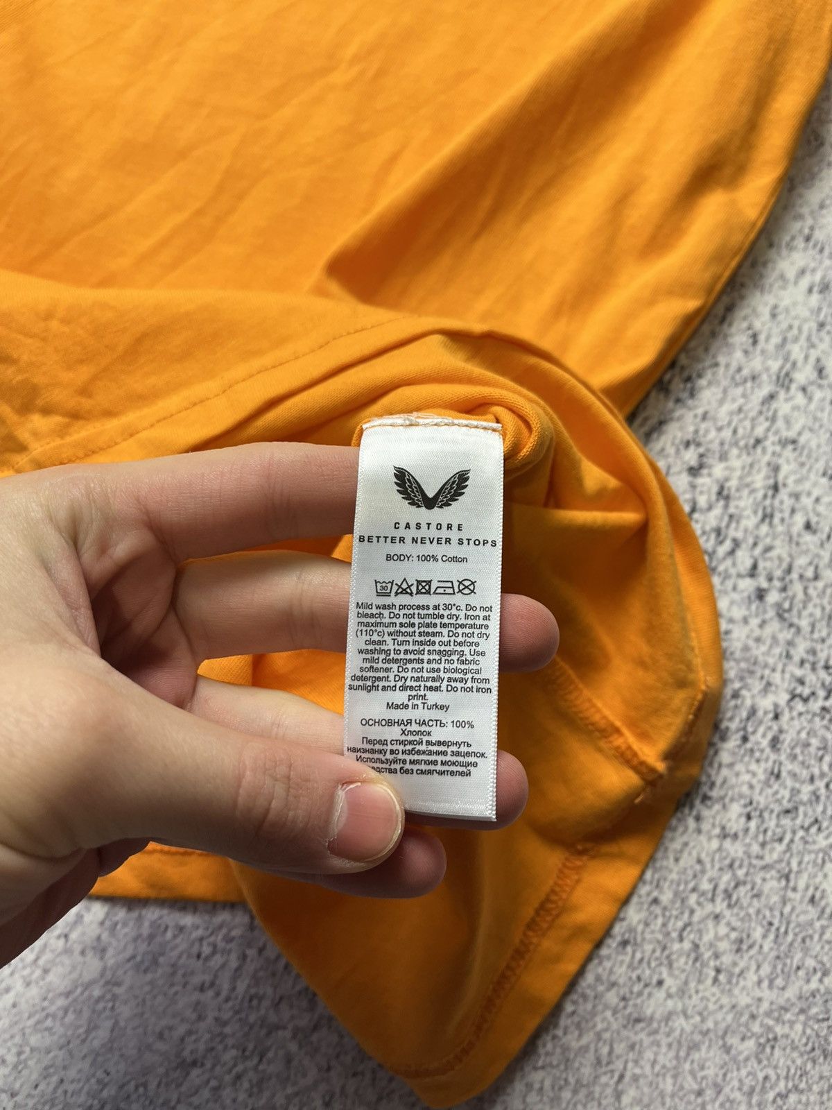Vintage Mclaren big logo Orange t-shirt tee 90s racing moto rare Size US M / EU 48-50 / 2 - 13 Thumbnail