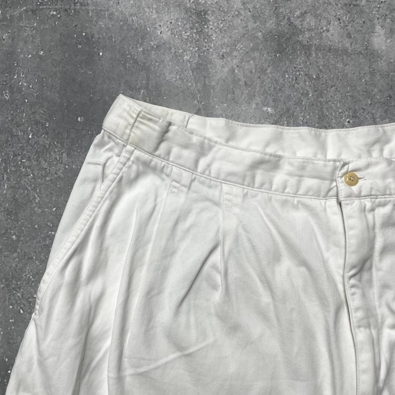 Vintage Vintage 90s Nike Court Tennis Cotton Shorts White Size 36 Size US 36 / EU 52 - 4 Thumbnail