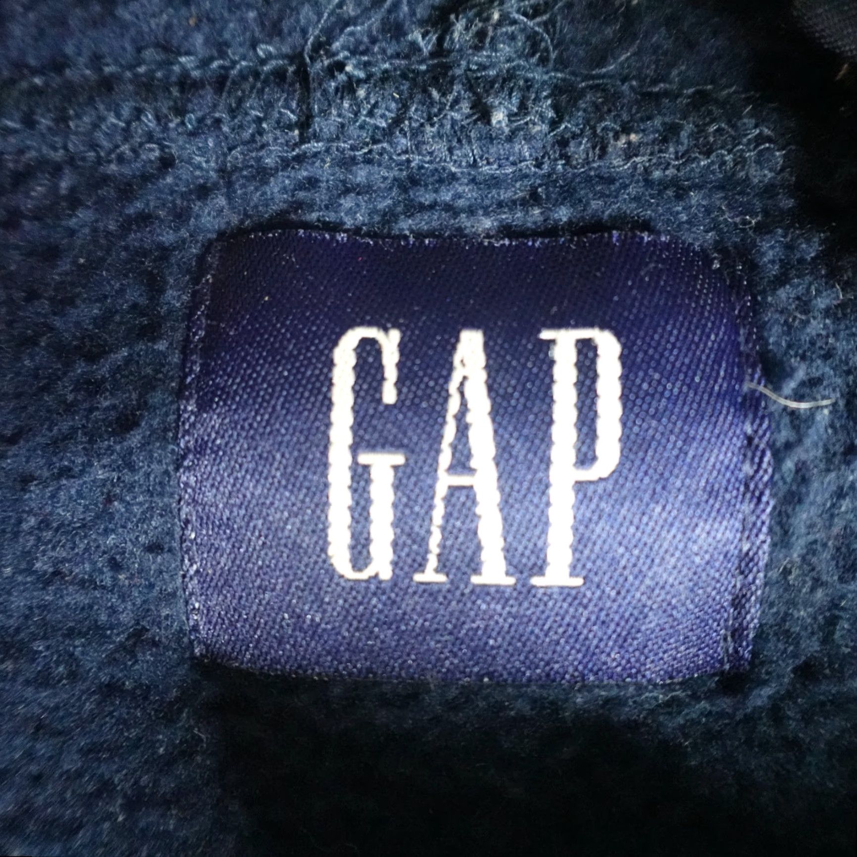 Gap VINTAGE Gap Hoodie Men L Blue Sherpa Fleece Pocket Pullover 2002 Athletic Sweater – Blue2K Size US L / EU 52-54 / 3 - 4 Thumbnail