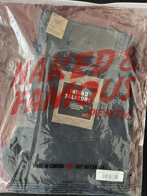 Naked & Famous Weird Guy Indigo Selvedge Size 34 (New in Package) Size US 34 / EU 50 - 1 Thumbnail