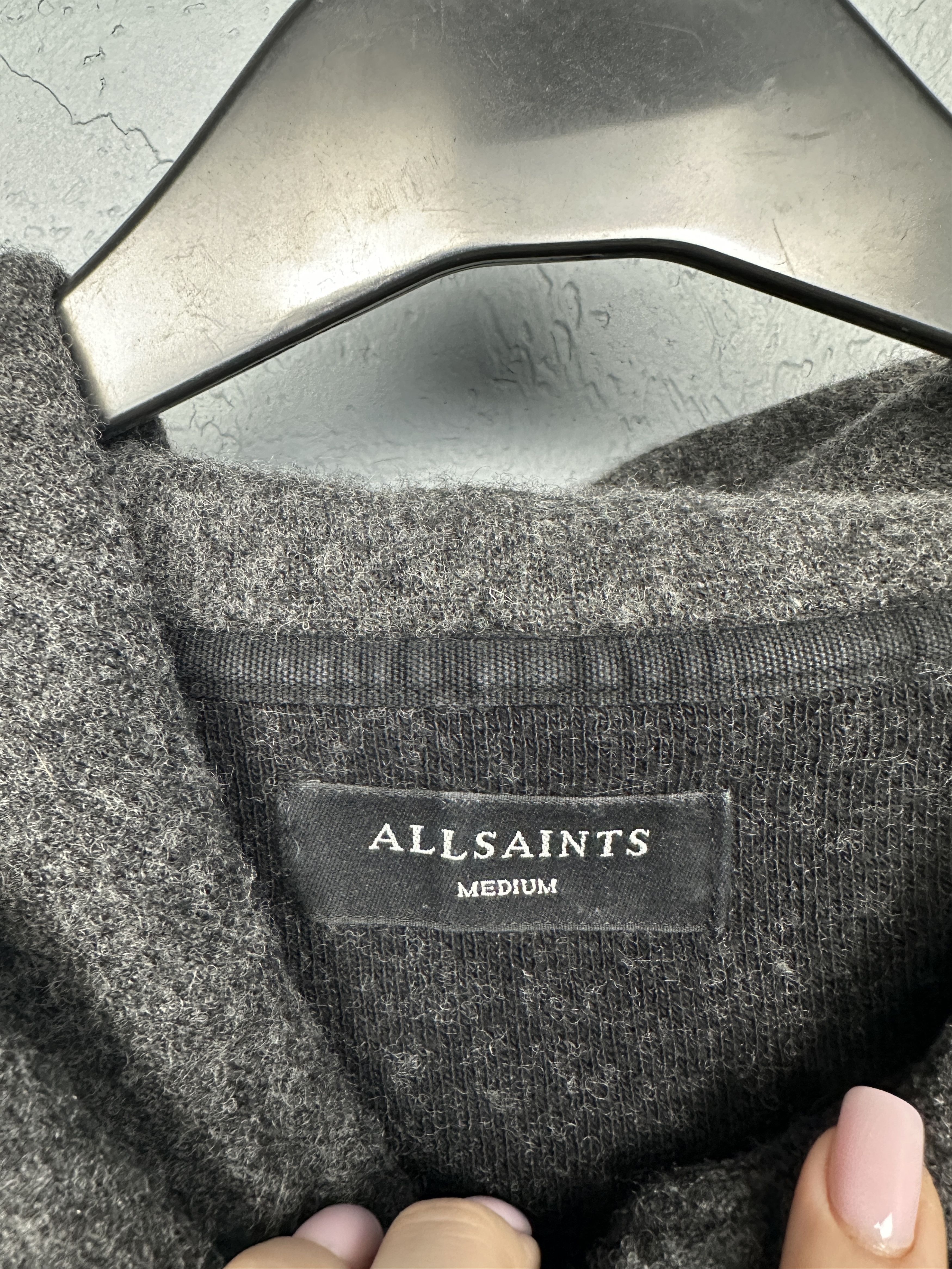 Allsaints Allsaints Jethro OTH Wool-Cotton Hoodie Size US M / EU 48-50 / 2 - 3 Thumbnail