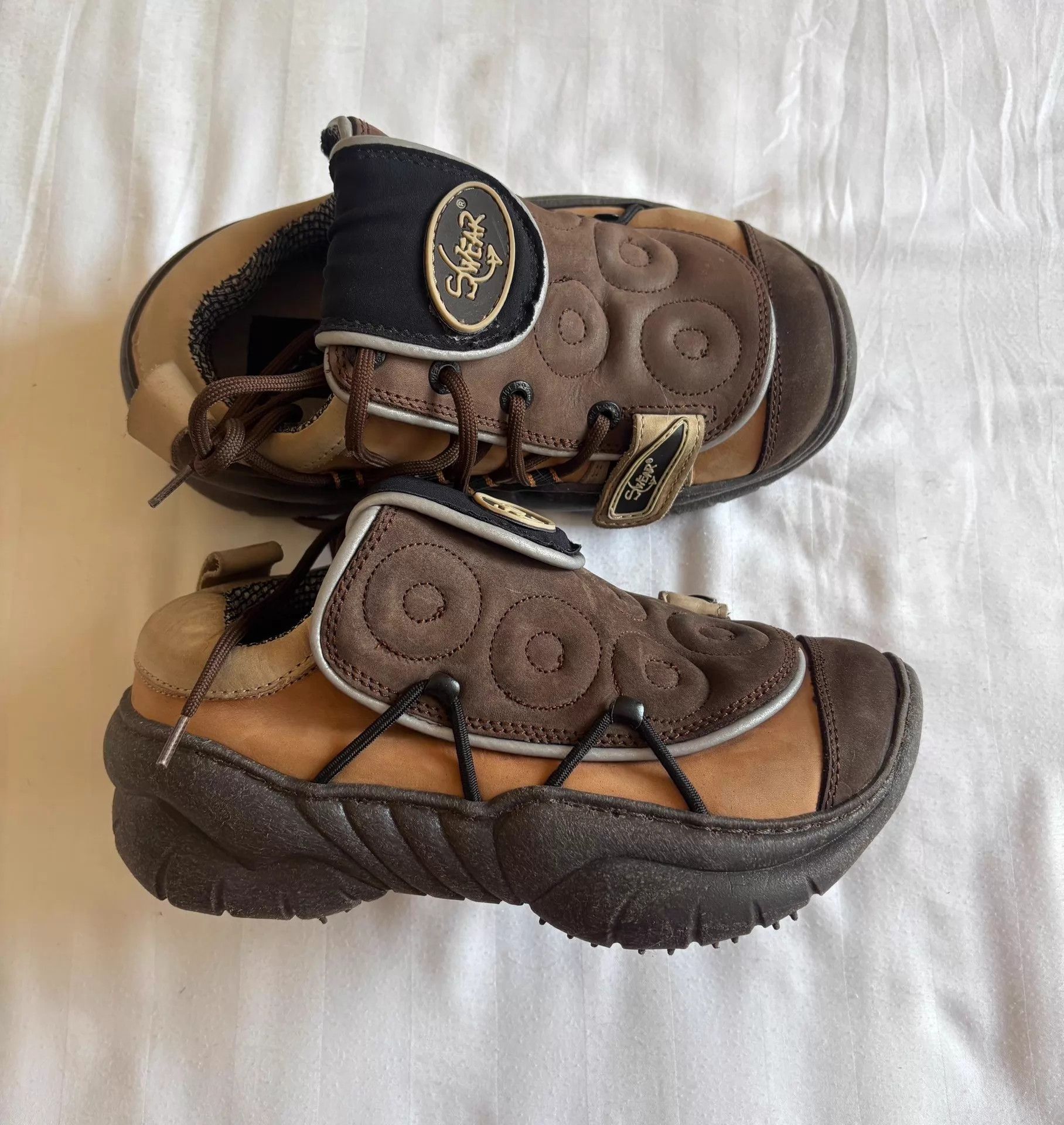 Other Swear Vintage Alien Bread Loafer Flap Hidden Laces 36 (Fits 38) Size US 5.5 / IT 35.5 - 1 Thumbnail