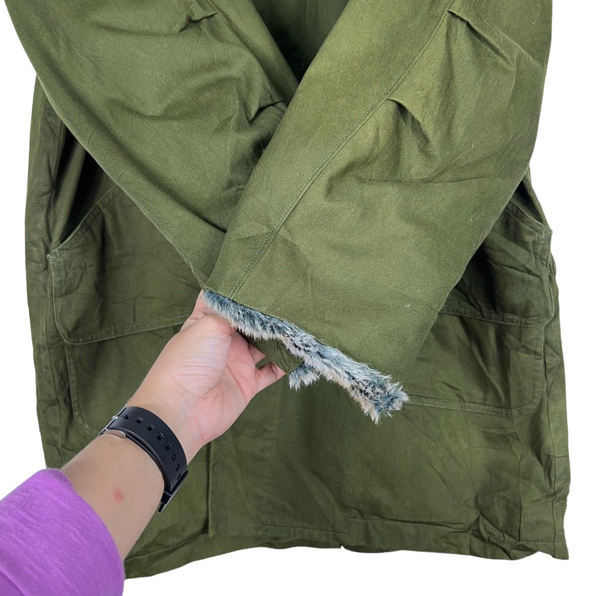 Issey Miyake 🔥 MERCIBEAUCOUP FAUX FUR LINING PARKAS Size US M / EU 48-50 / 2 - 14 Thumbnail