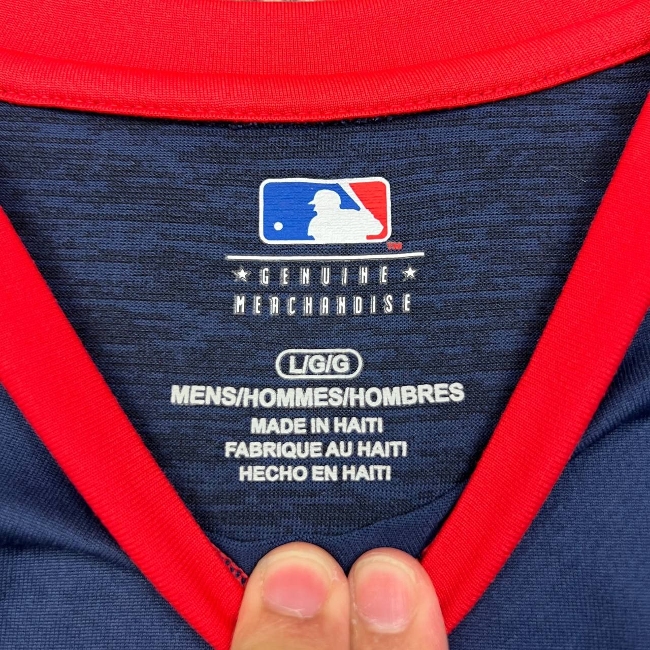 MLB Atlanta Braves Shirt Men Large Blue MLB Long Sleeve New L Size US L / EU 52-54 / 3 - 5 Thumbnail