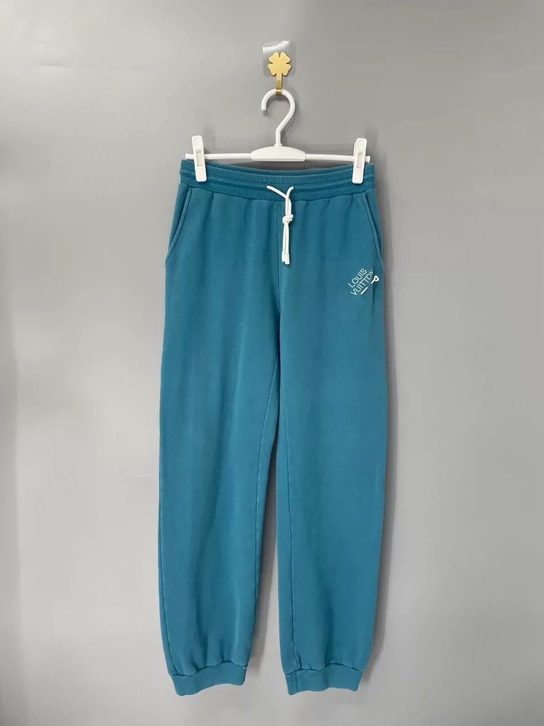 Louis Vuitton louis vuitton size s Lake Green Pin Embroidered Sweatpants Size US 28 / EU 44 - 1 Thumbnail