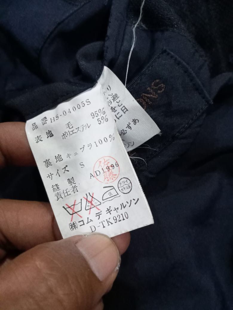 Comme des Garcons Homme Vintage 96 Comme Des Garçons Homme Blazer Size 36S - 8 Thumbnail