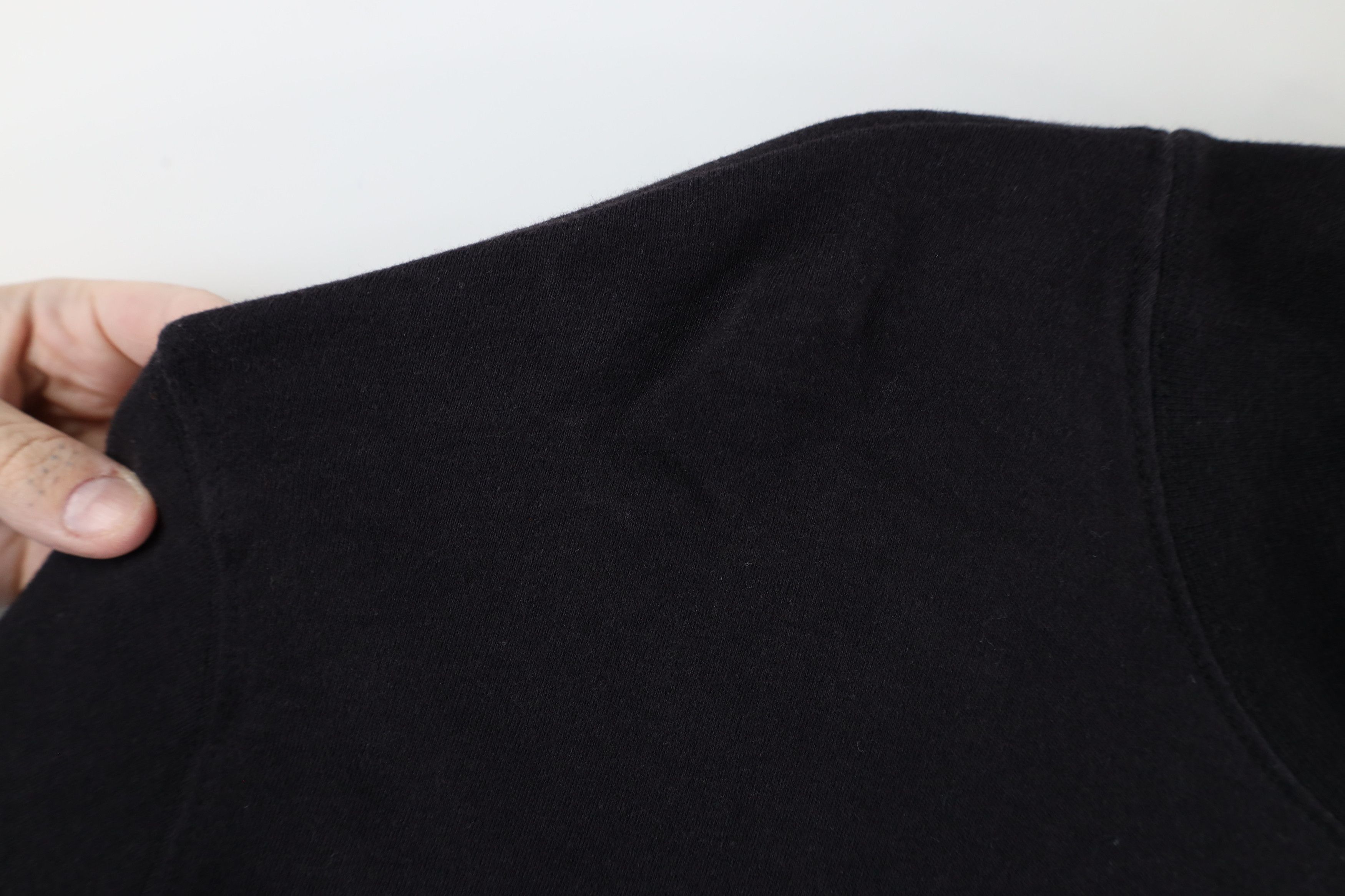 Vintage Vintage 90s Streetwear Mock Neck Long Sleeve T-Shirt Black Size US XXL / EU 58 / 5 - 6 Thumbnail