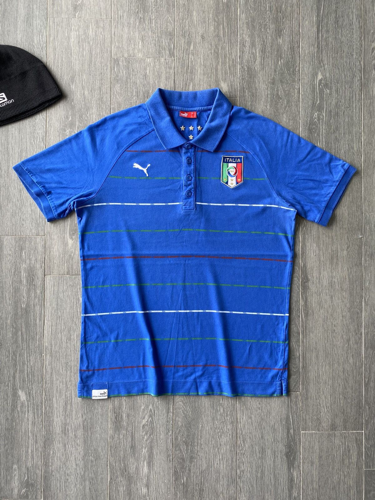 Puma × Vintage Vintage Puma Italy 2006/07 Polo Shirt Size US M / EU 48-50 / 2 - 1 Thumbnail