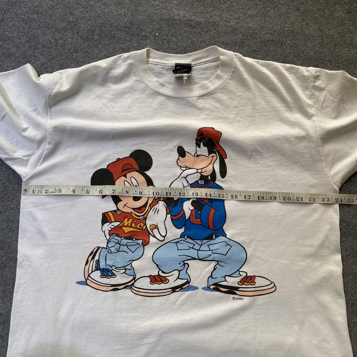 Band Tees 90s Vintage Mickey and Goofy T-shirt Size US L / EU 52-54 / 3 - 6 Thumbnail