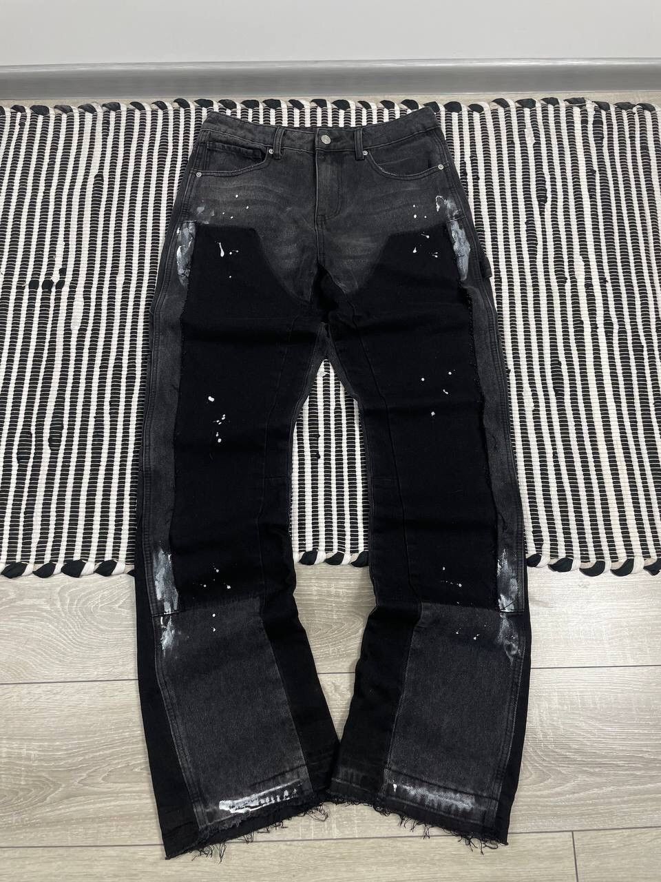 Hysteric Glamour Crazy Sumwon Flared Painted Denim Jeans Pants Y2K Size US 30 / EU 46 - 1 Thumbnail