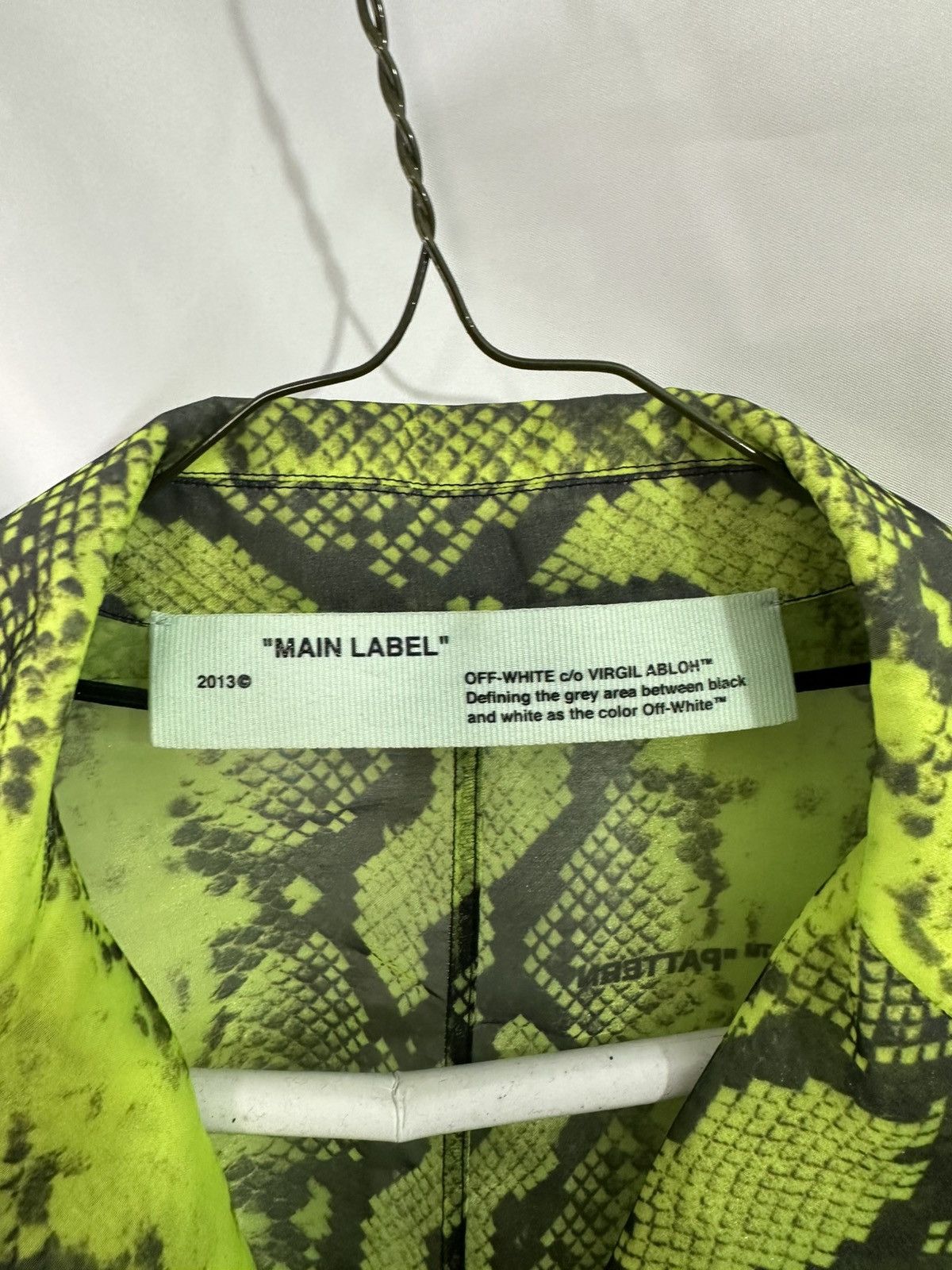 Off-White Off White Snakeskin Trench Coat Size S / US 4 / IT 40 - 4 Thumbnail