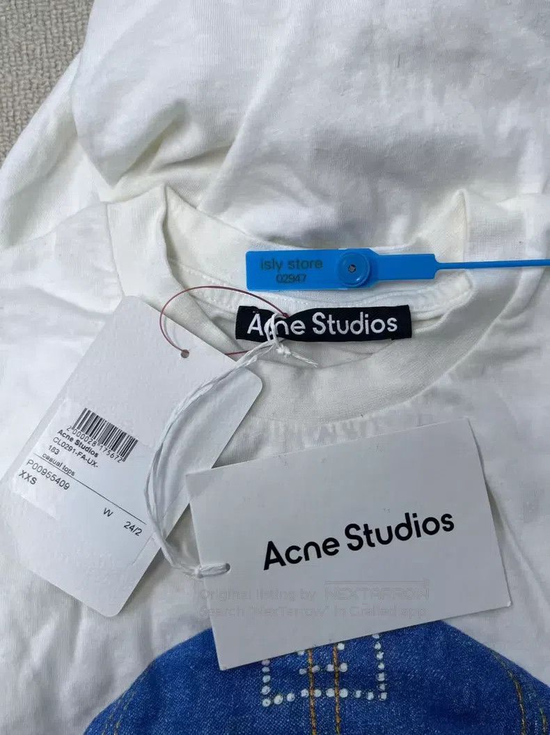 Acne Studios Acne Studios Face expression bear print crewneck short-sle Size US XXS / EU 40 - 4 Thumbnail