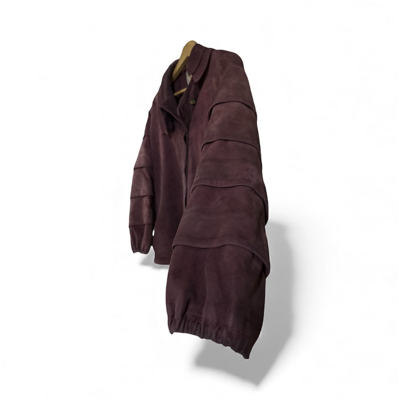 Loewe Vintage LOEWE Suede Jacket Tiered Ruffled Sleeve Design Size M / US 6-8 / IT 42-44 - 6 Thumbnail