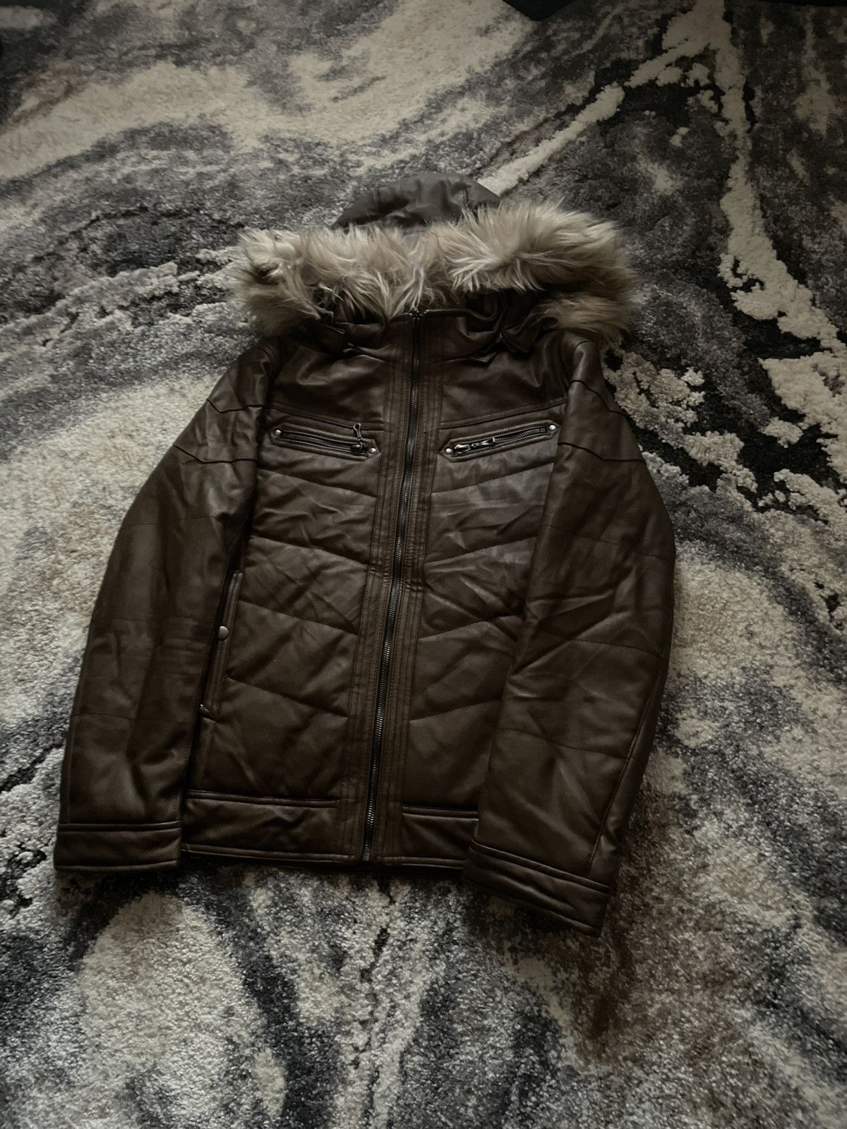 Other Archive Japanese louis chavlin leather padded jacket Size US M / EU 48-50 / 2 - 2 Thumbnail