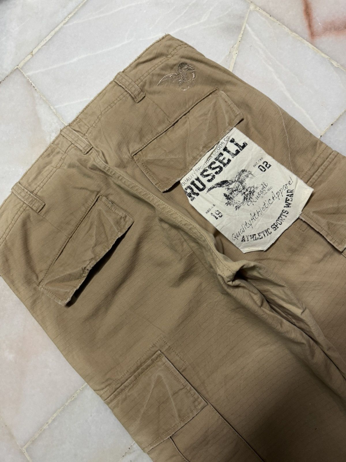 Russell Athletic 💥Nice Faded Y2K Russell Athletic Sportwear Cargo With Tag Size US 31 - 22 Thumbnail