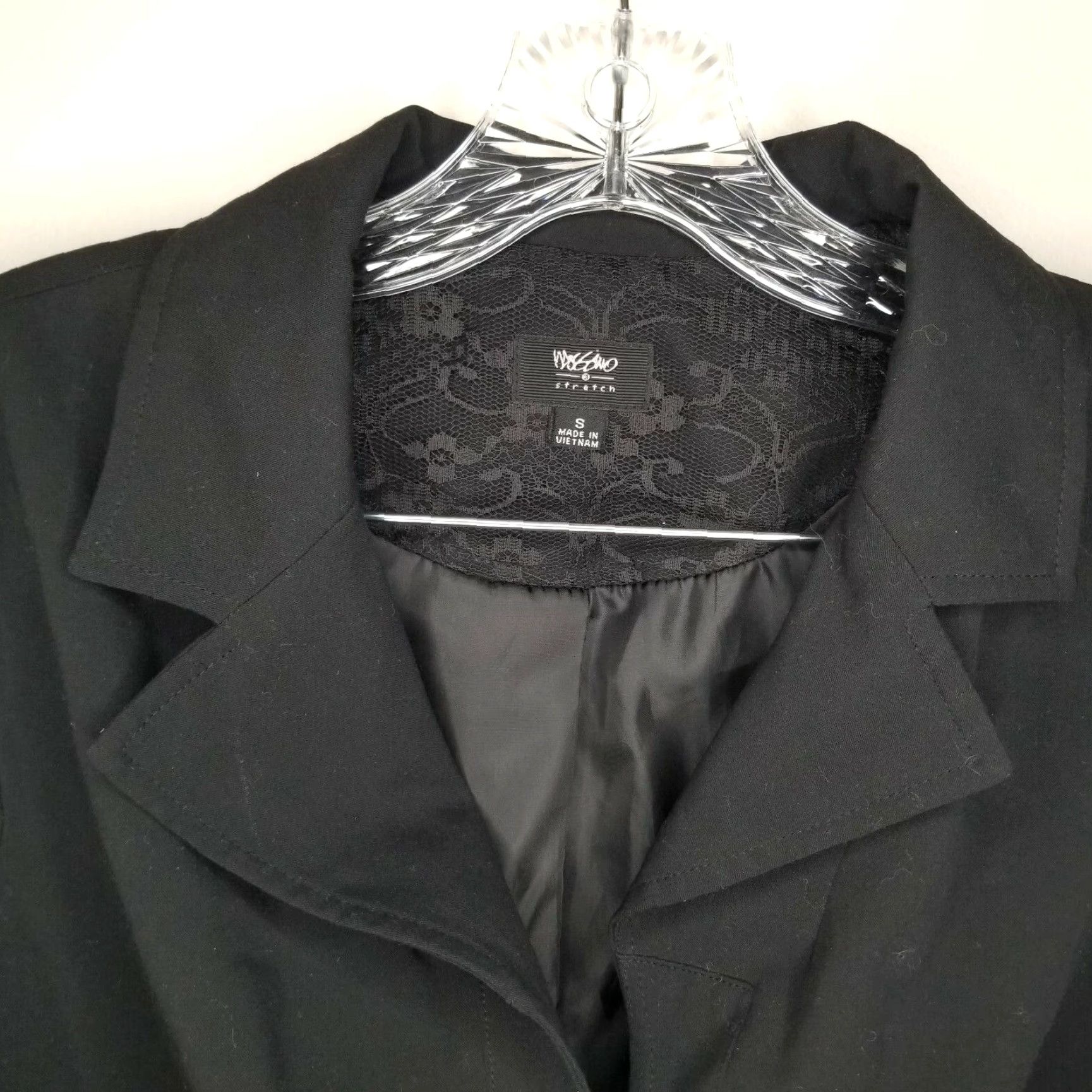 Mossimo MOSSIMO Long Sleeve Blazer Shirt Women Size S Black Size S / US 4 / IT 40 - 3 Thumbnail