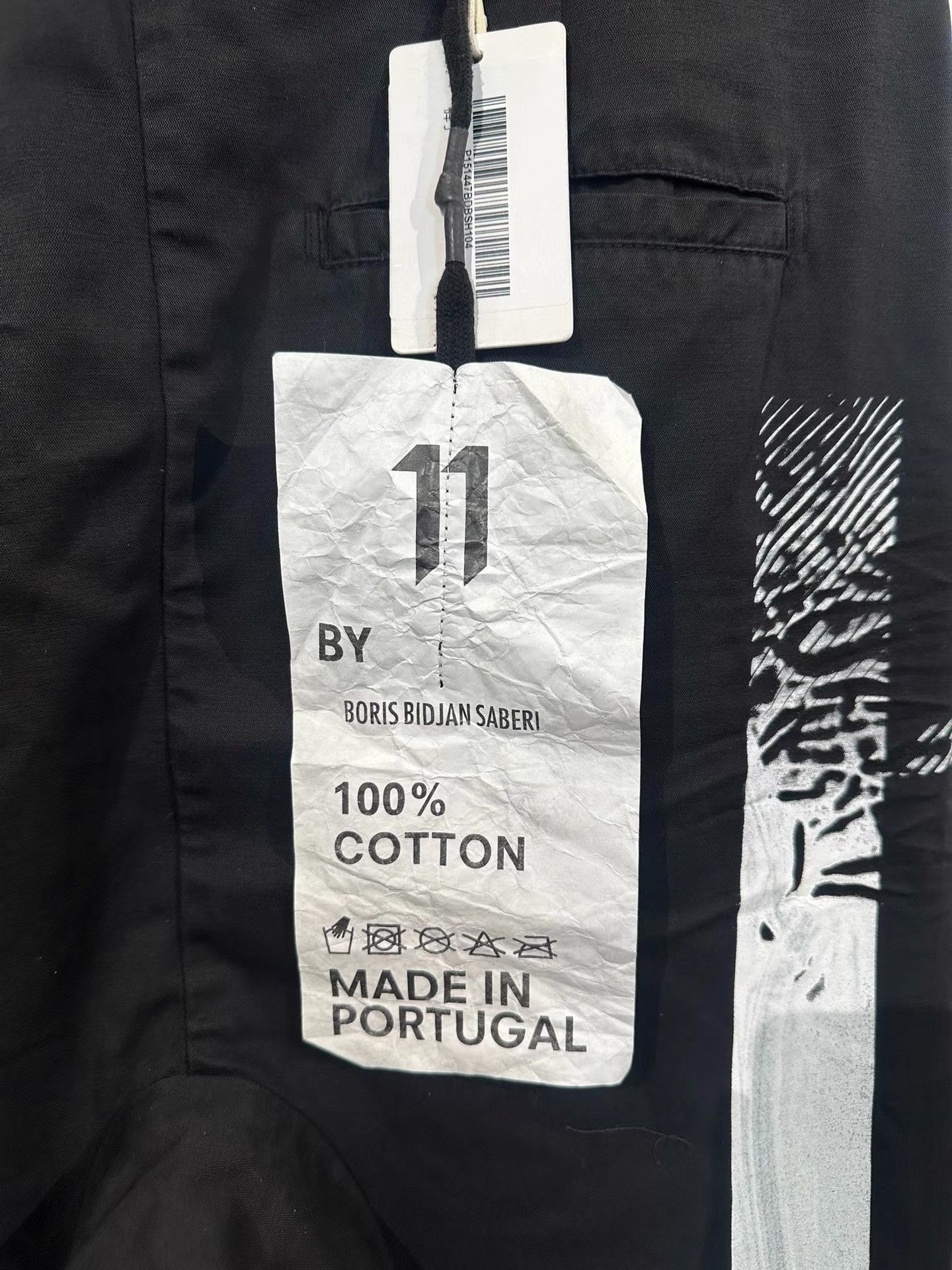 11 By Boris Bidjan Saberi Boris Bidjan Saberi 11by bbs P15 Printed Wide-Leg Pants K35 Size US 33 - 7 Thumbnail