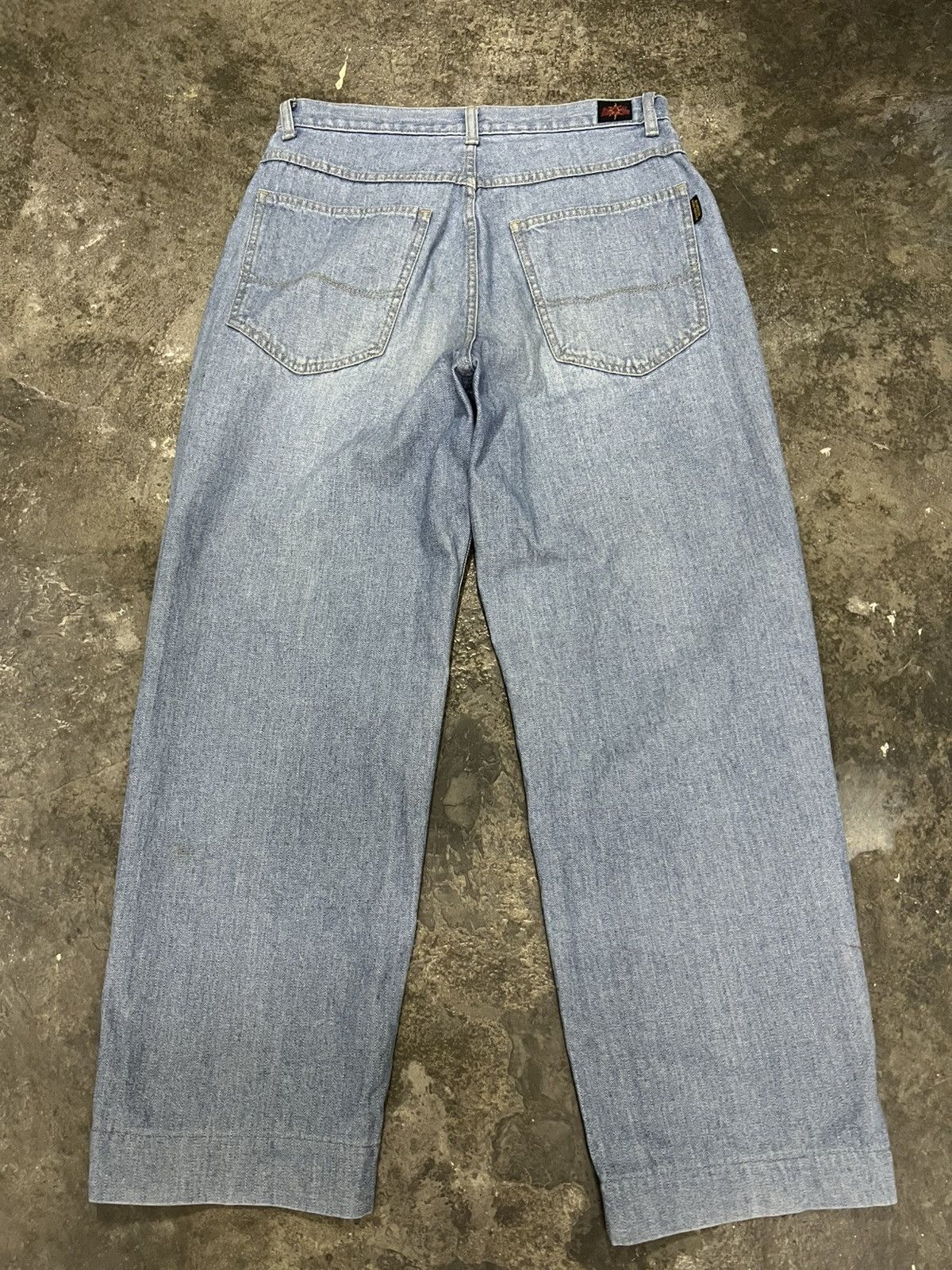 If Six Was Nine 💥Baggy💥Vintage 90’s Bobson Sun Sister Light Wash Jean Size US 30 / EU 46 - 2 Thumbnail