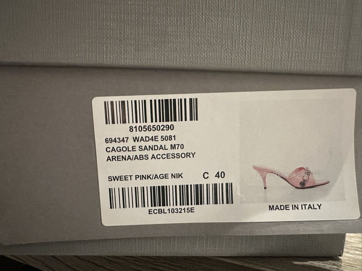 Balenciaga Balenciaga Cagole Sandal M70 sweet pink Size US 10 / IT 40 - 3 Thumbnail