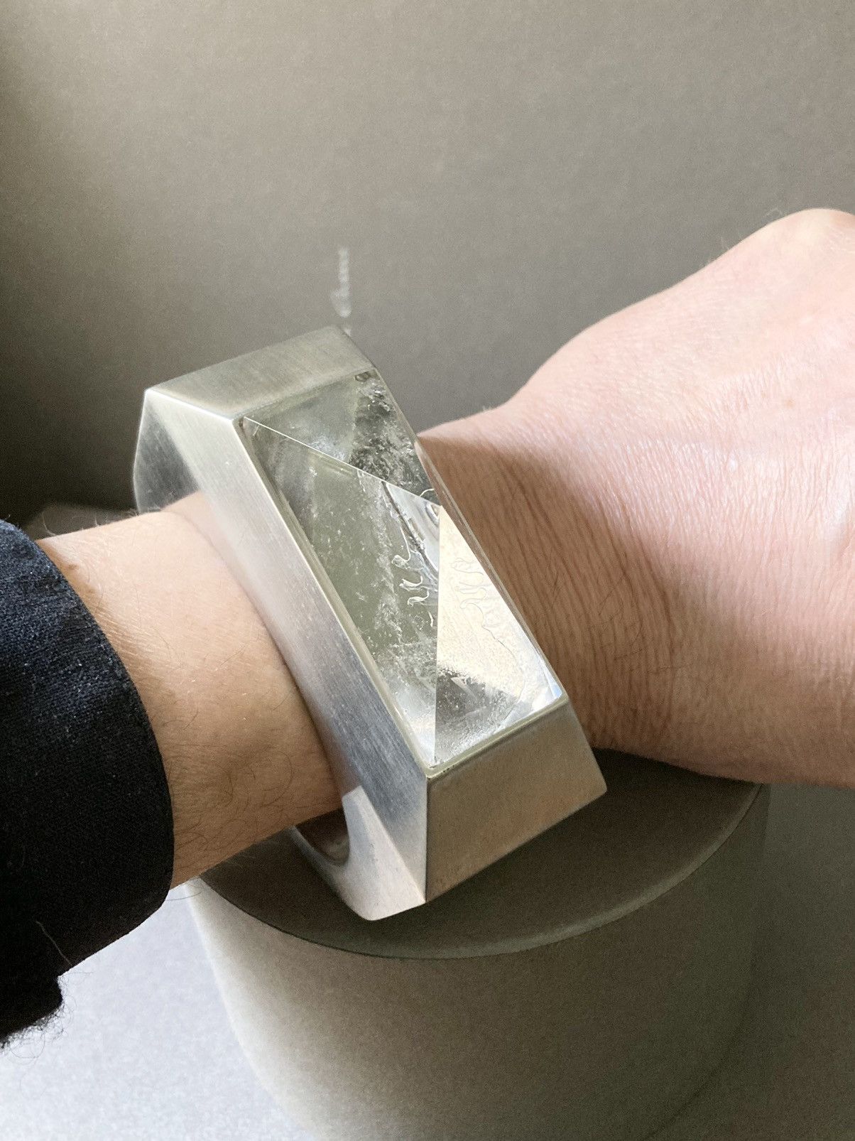 Rick Owens NEVER WORN/ Rick Owens Crystal Rock Pyramid Bracelet Size ONE SIZE - 6 Thumbnail