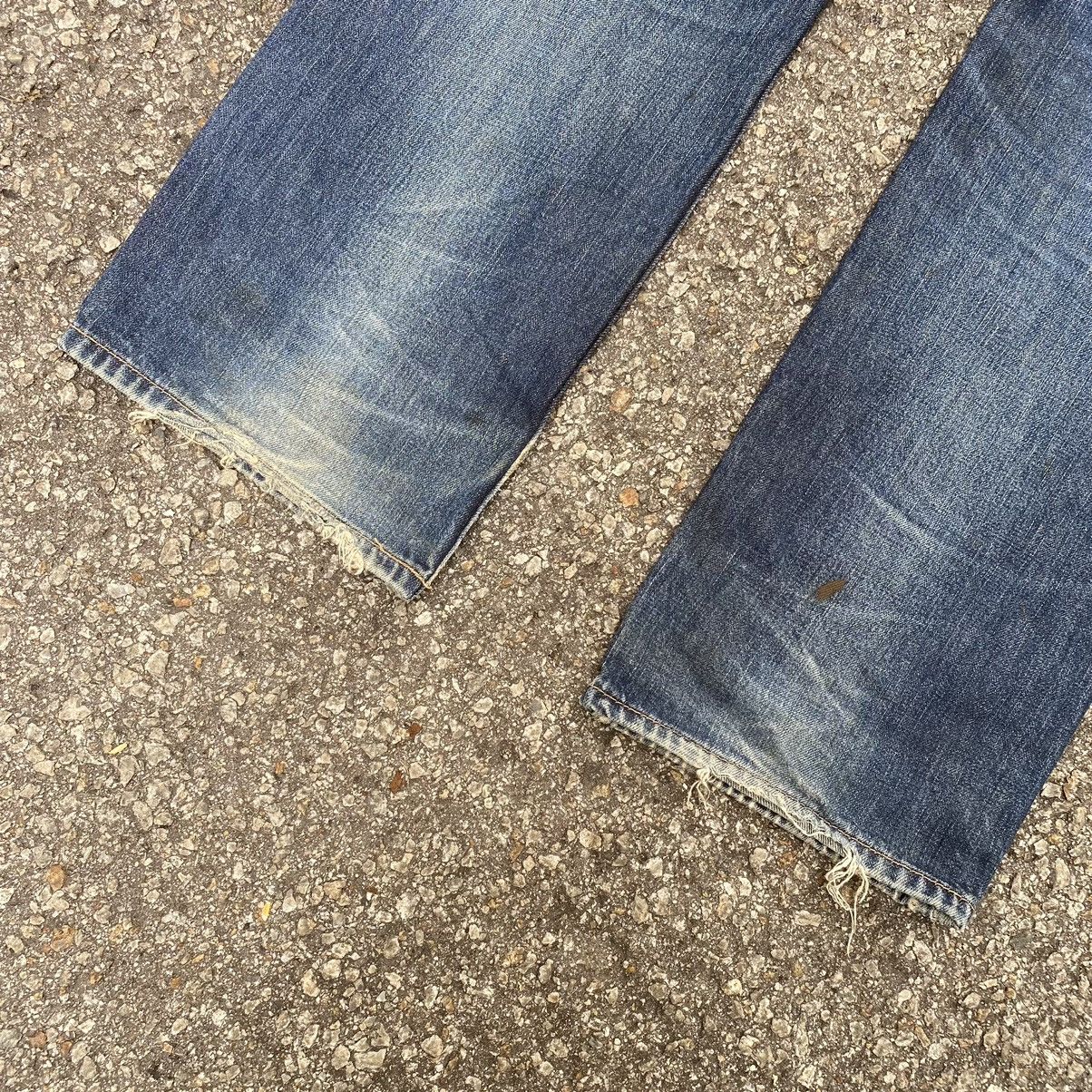 Levi's Vintage Levi's 502 Distressed Faded Jeans Non Selvedge Size US 32 / EU 48 - 9 Thumbnail