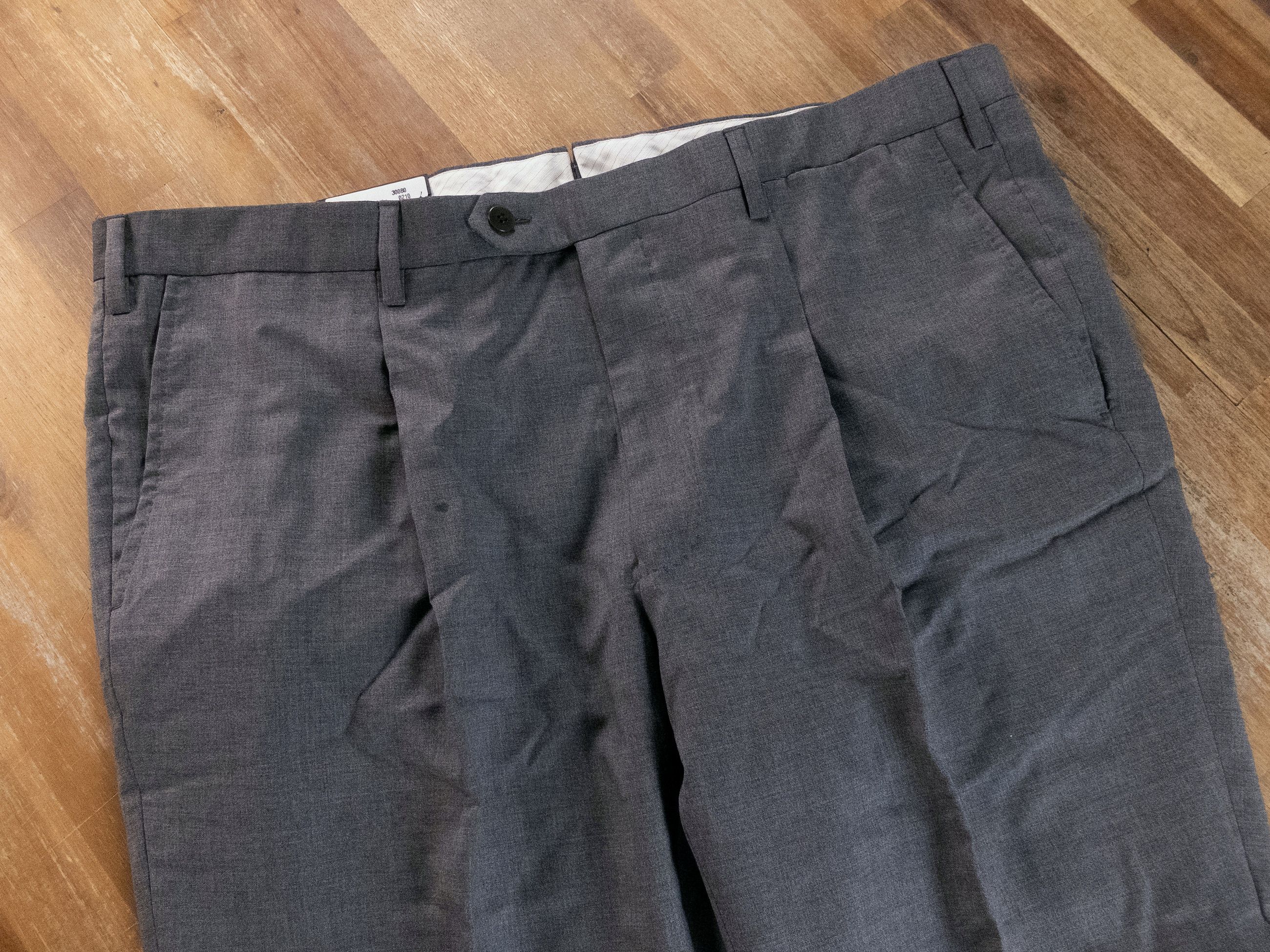 Caruso CARUSO gray wool dress pants trousers with defect 42 / 58 Size US 42 / EU 58 - 2 Thumbnail
