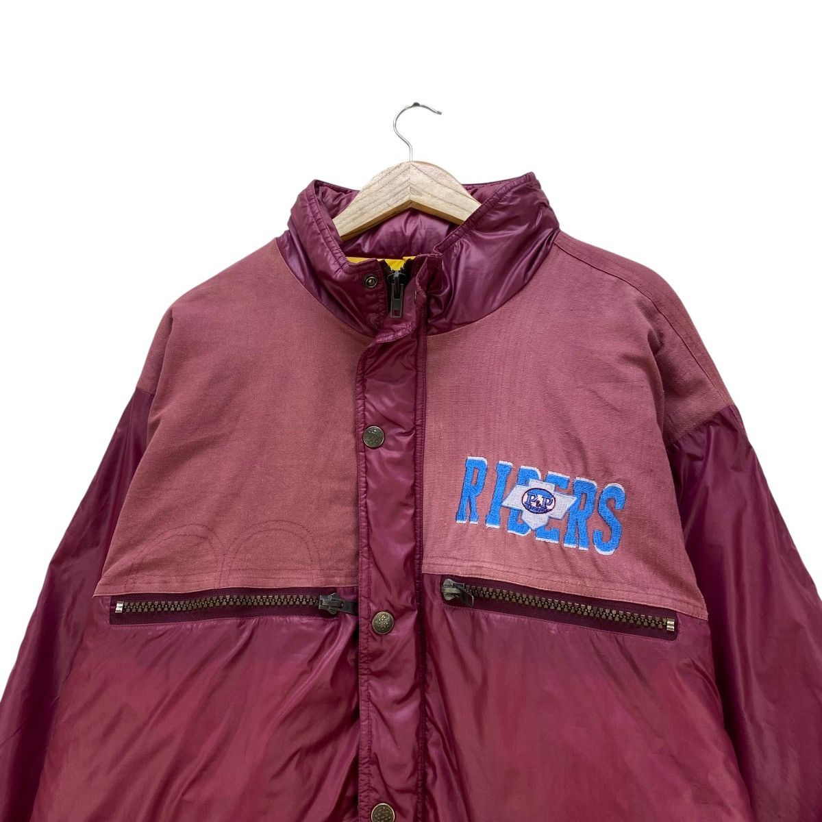 NHL 🔥Vintage Paded Puffer Long Coat Jacket Size US L / EU 52-54 / 3 - 3 Thumbnail