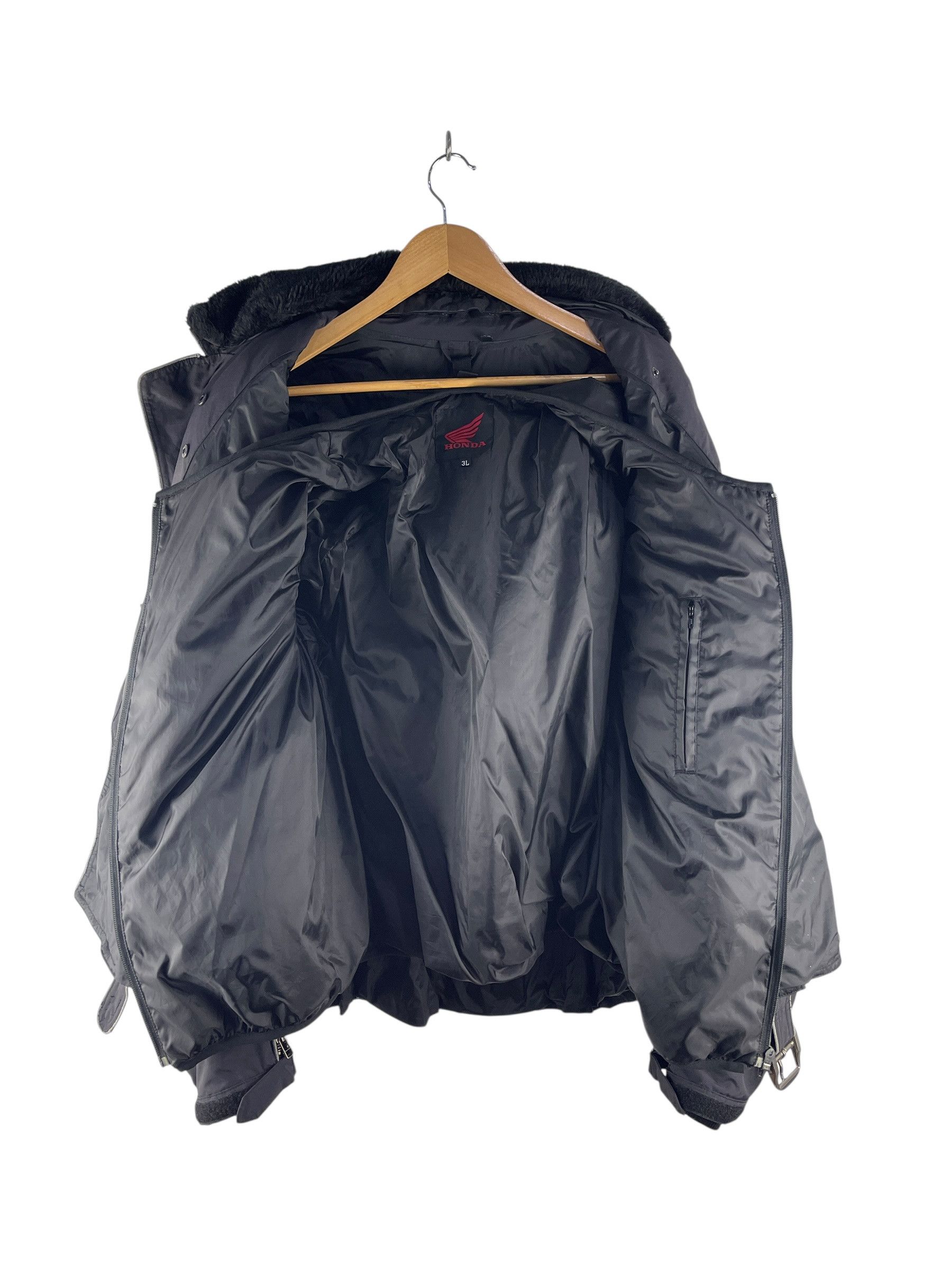 Honda Vintage Honda Motor HM Wing Riding Faux Fur Collar Belted Size US XXL / EU 58 / 5 - 5 Thumbnail
