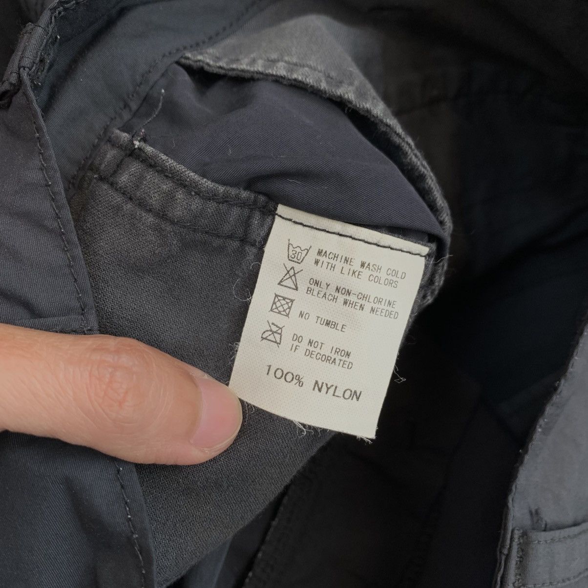 GOODENOUGH × Good Enough × Japanese Brand 2000s GDEH (Goodenough) Nylon 3D Pocket Cargo Pants Size US 30 / EU 46 - 9 Thumbnail