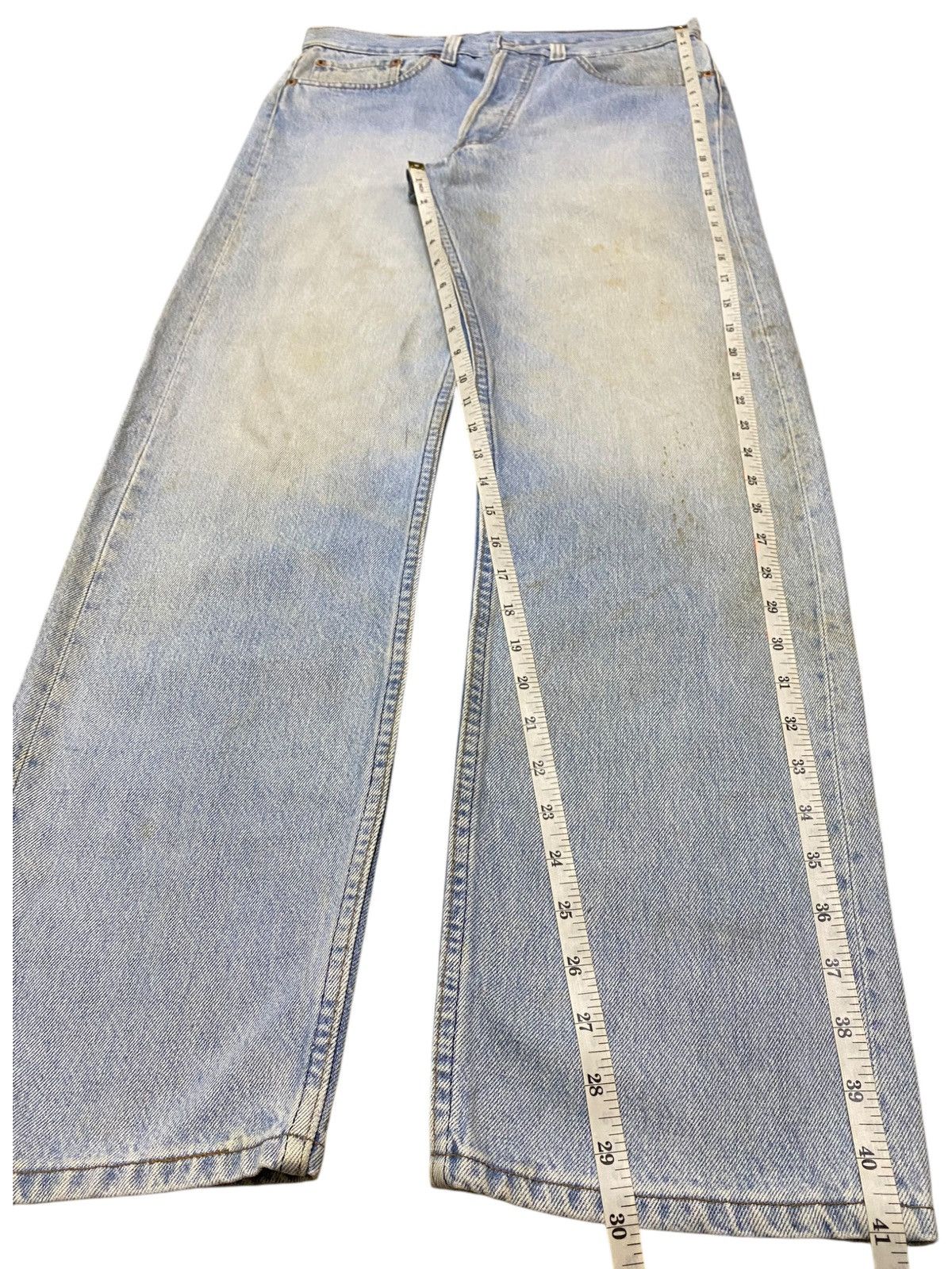 Levi's Vintage Levis 501xx 90’s Faded Wash Grunge Loose Jeans Size US 31 - 18 Thumbnail