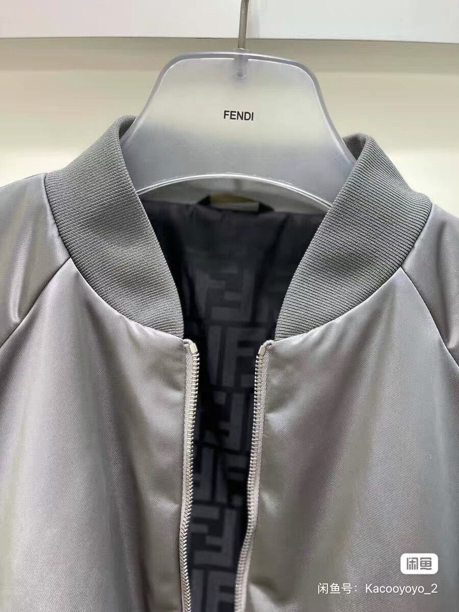 Fendi fendi flight jacket with logo lining Size US L / EU 52-54 / 3 - 3 Thumbnail