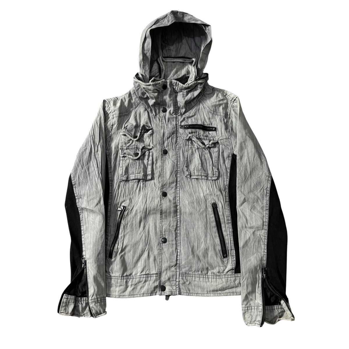 Japanese Brand 🇯🇵Semantic design retro punk jacket🇯🇵 Size US M / EU 48-50 / 2 - 3 Thumbnail