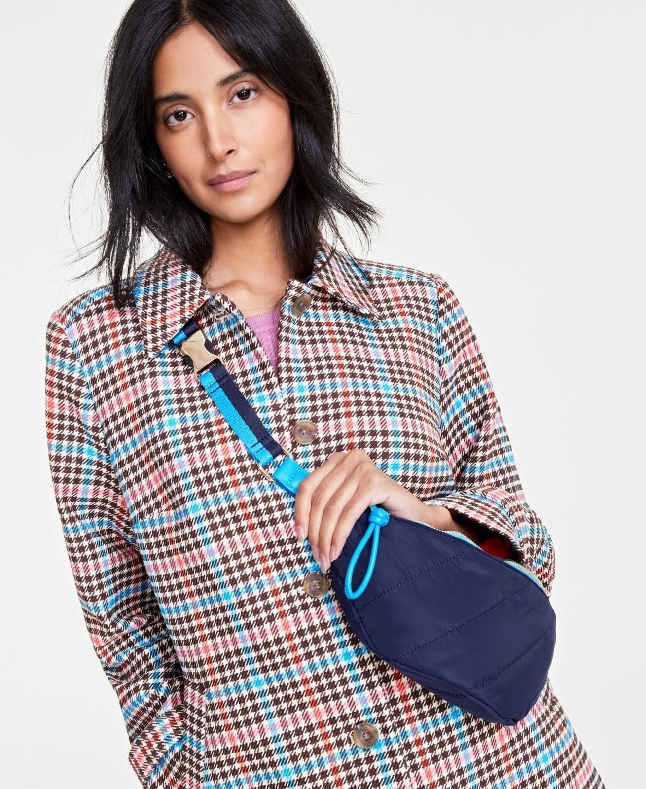 Other ON 34TH Nylon Belt Bag, Created For Macy's In Blue Notte Size ONE SIZE - 6 Thumbnail