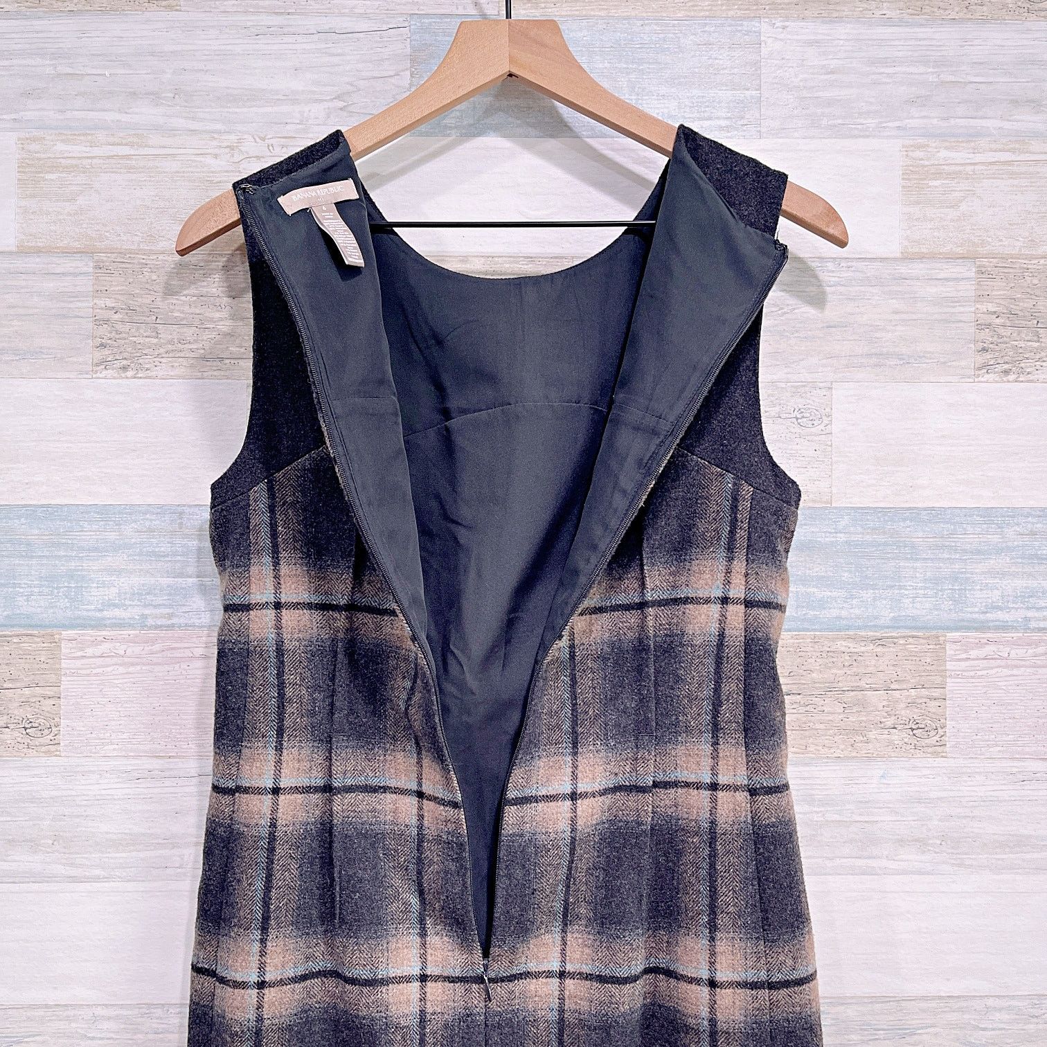 Banana Republic Banana Republic Flannel Plaid Sheath Dress Womens 6 Size M / US 6-8 / IT 42-44 - 5 Thumbnail