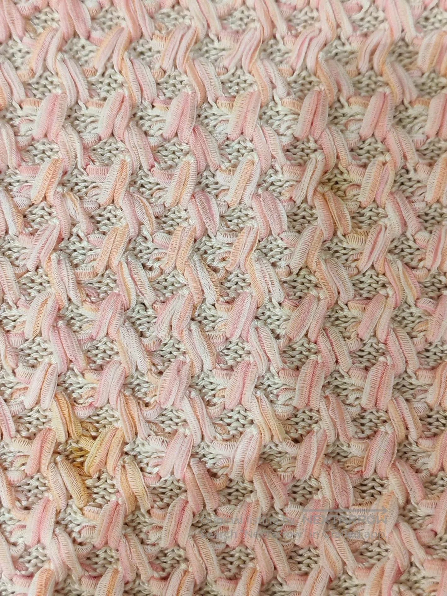 Chanel CHANEL Pink Woven Runway Dress. Size XS / US 0-2 / IT 36-38 - 5 Thumbnail
