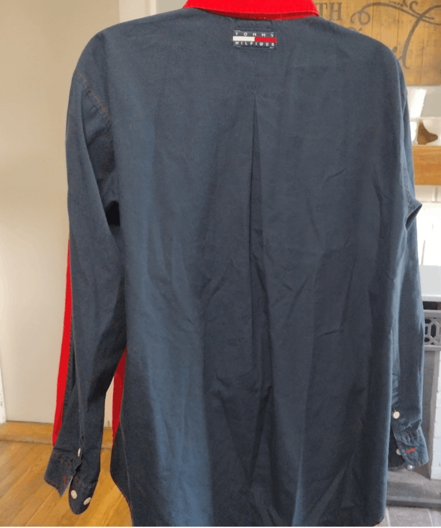 Tommy Hilfiger 90s Tommy Hilfiger color block shirt Size S / US 4 / IT 40 - 3 Thumbnail