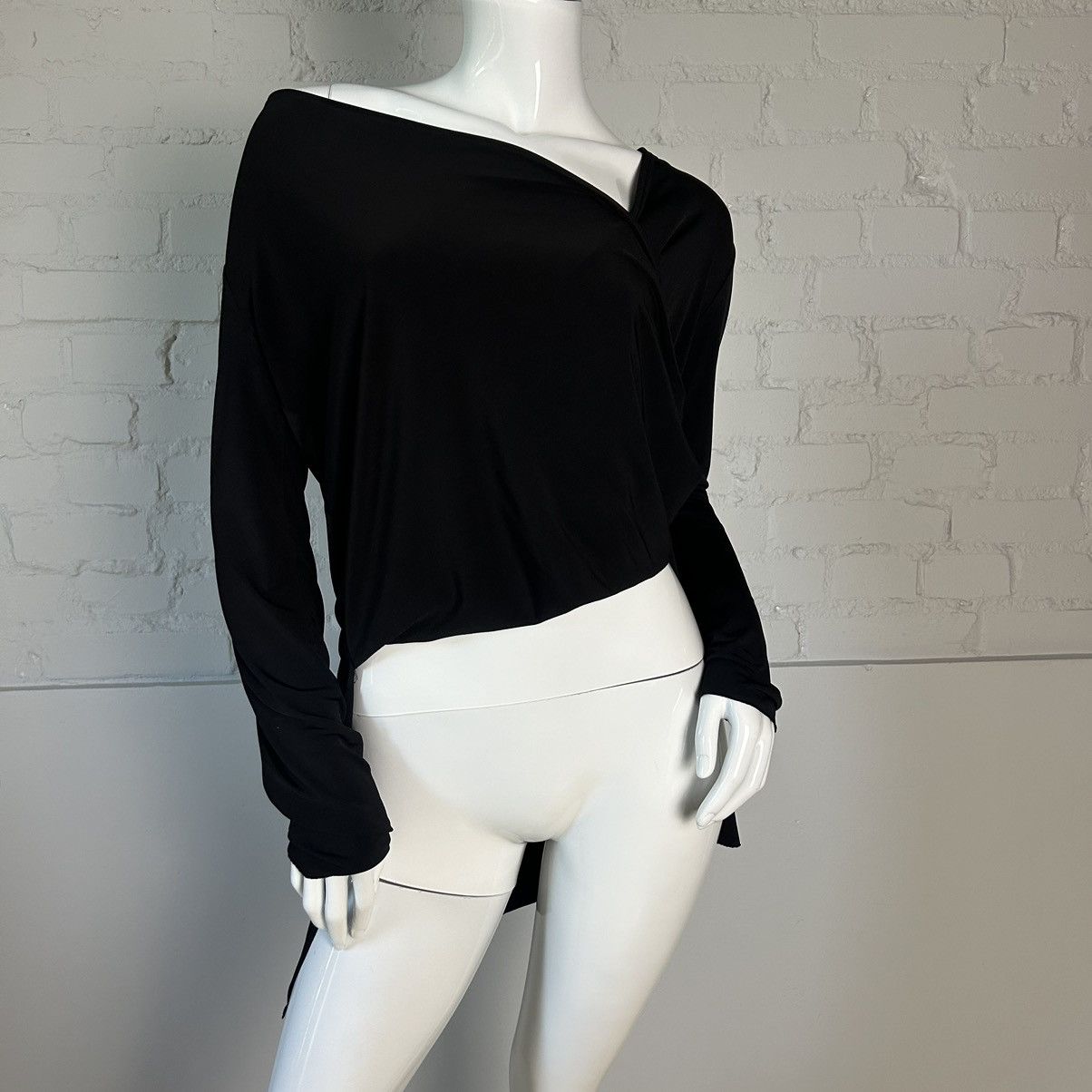 Vintage Insane asymmetric blouse tunic Size S / US 4 / IT 40 - 2 Thumbnail