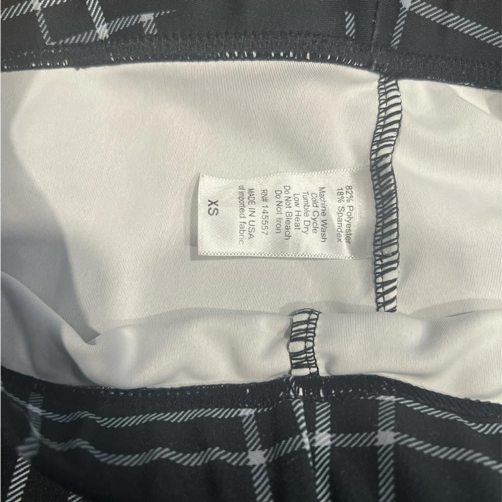 Designer Gearbunch Black & White Tartan Capris size XS Size 26" / US 2 / IT 38 - 6 Thumbnail