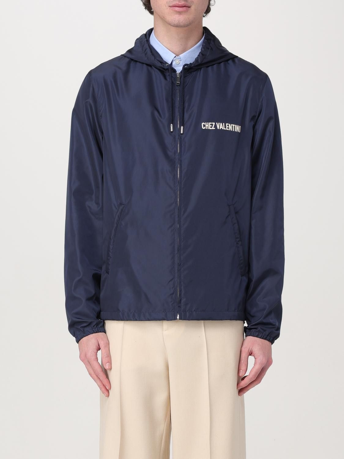 Valentino Valentino Jacket Men Blue Size US M / EU 48-50 / 2 - 1 Thumbnail