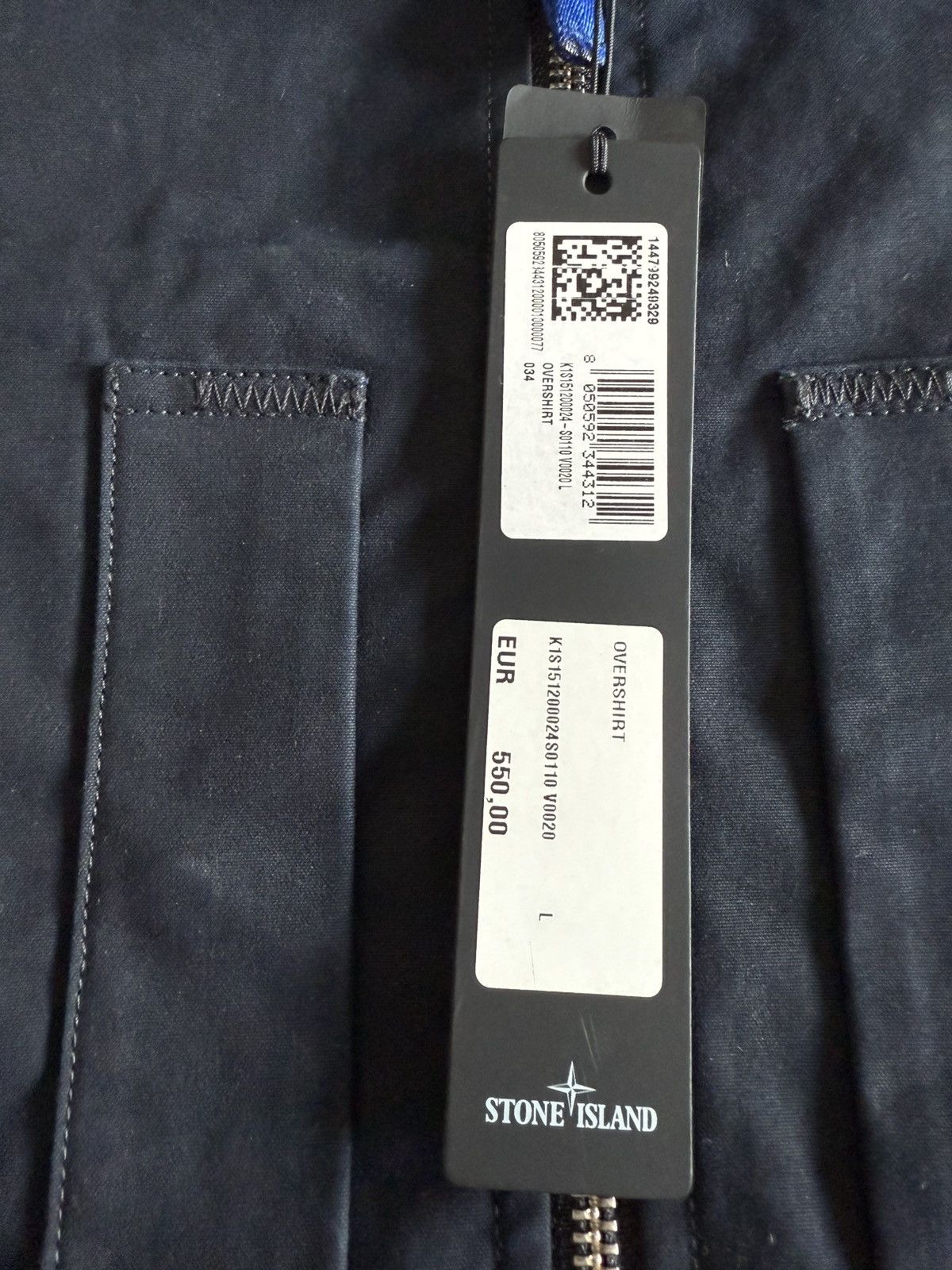 Stone Island Resin Canvas Overshirt Size US L / EU 52-54 / 3 - 5 Thumbnail