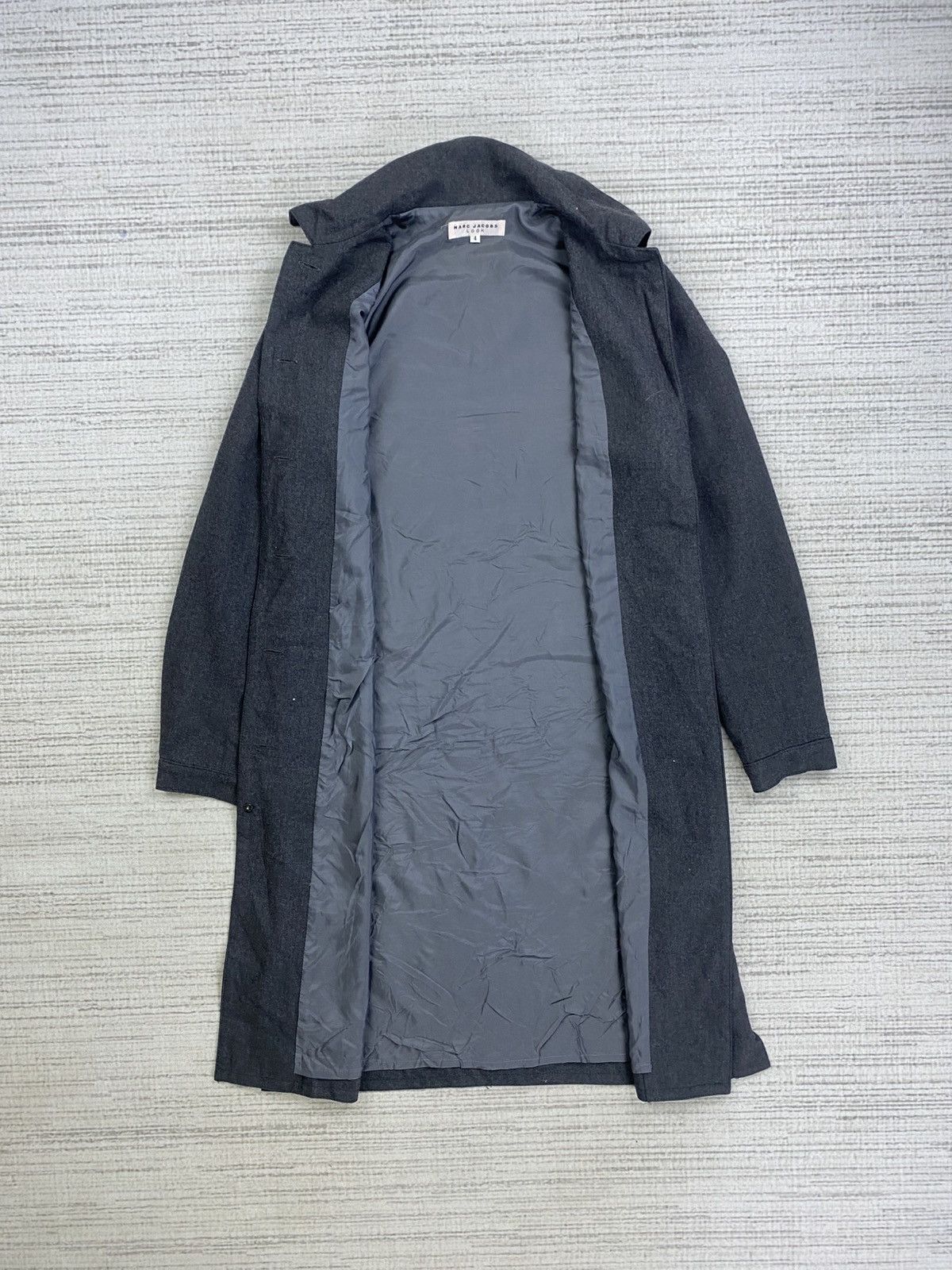 Marc Jacobs × Vintage Vintage Marc Jacobs Look Buttoed Long Wool Coat Jacket Size XS / US 0-2 / IT 36-38 - 5 Thumbnail