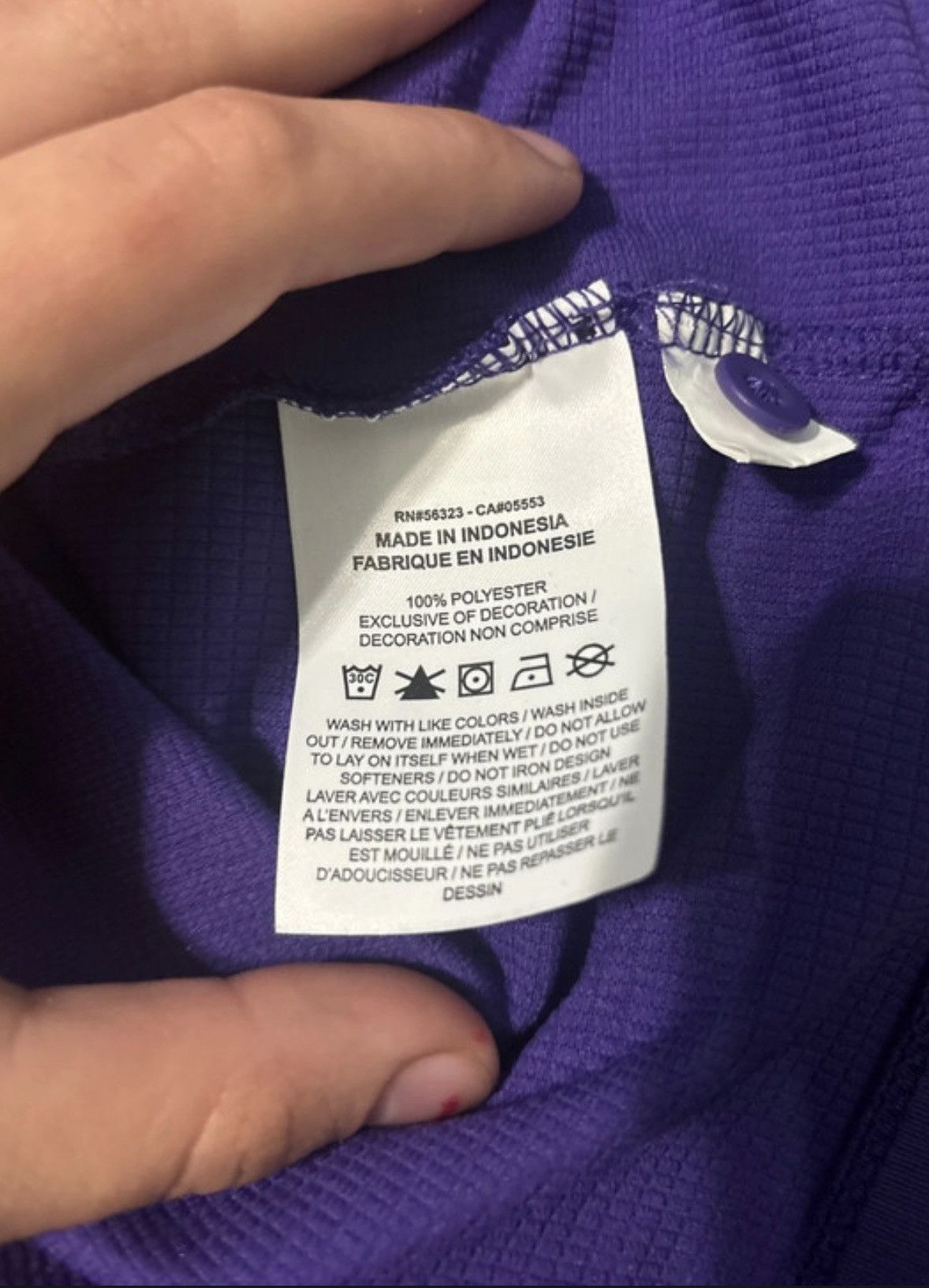 Nike Purple short sleeve Nike pollo shirt Size US M / EU 48-50 / 2 - 3 Thumbnail