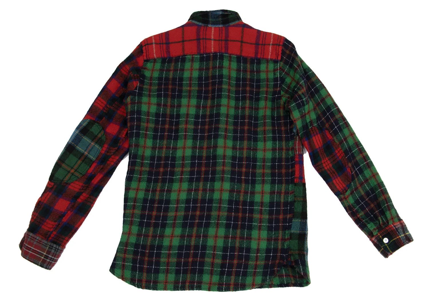 Junya Watanabe Wool Crazy Check Flannel Shirt in Red and Green S Size US S / EU 44-46 / 1 - 11 Thumbnail